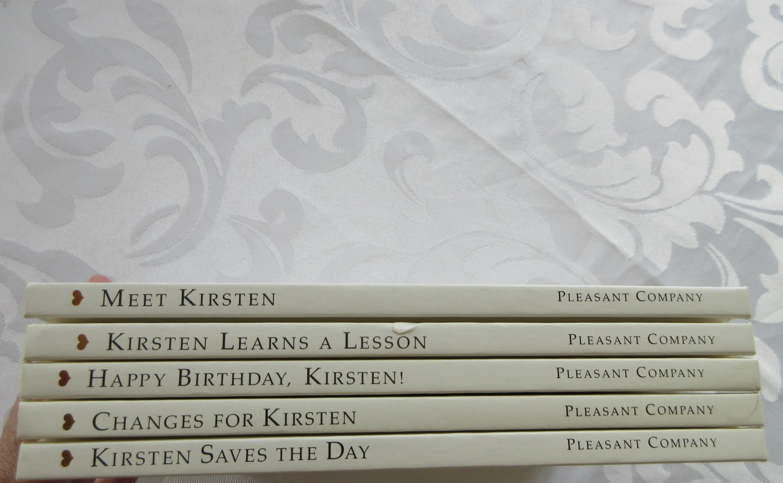 AG Pleasant Company Kirsten Hardcover BOOK Set -5, 1st PRINTING, 1ST ED. 1986