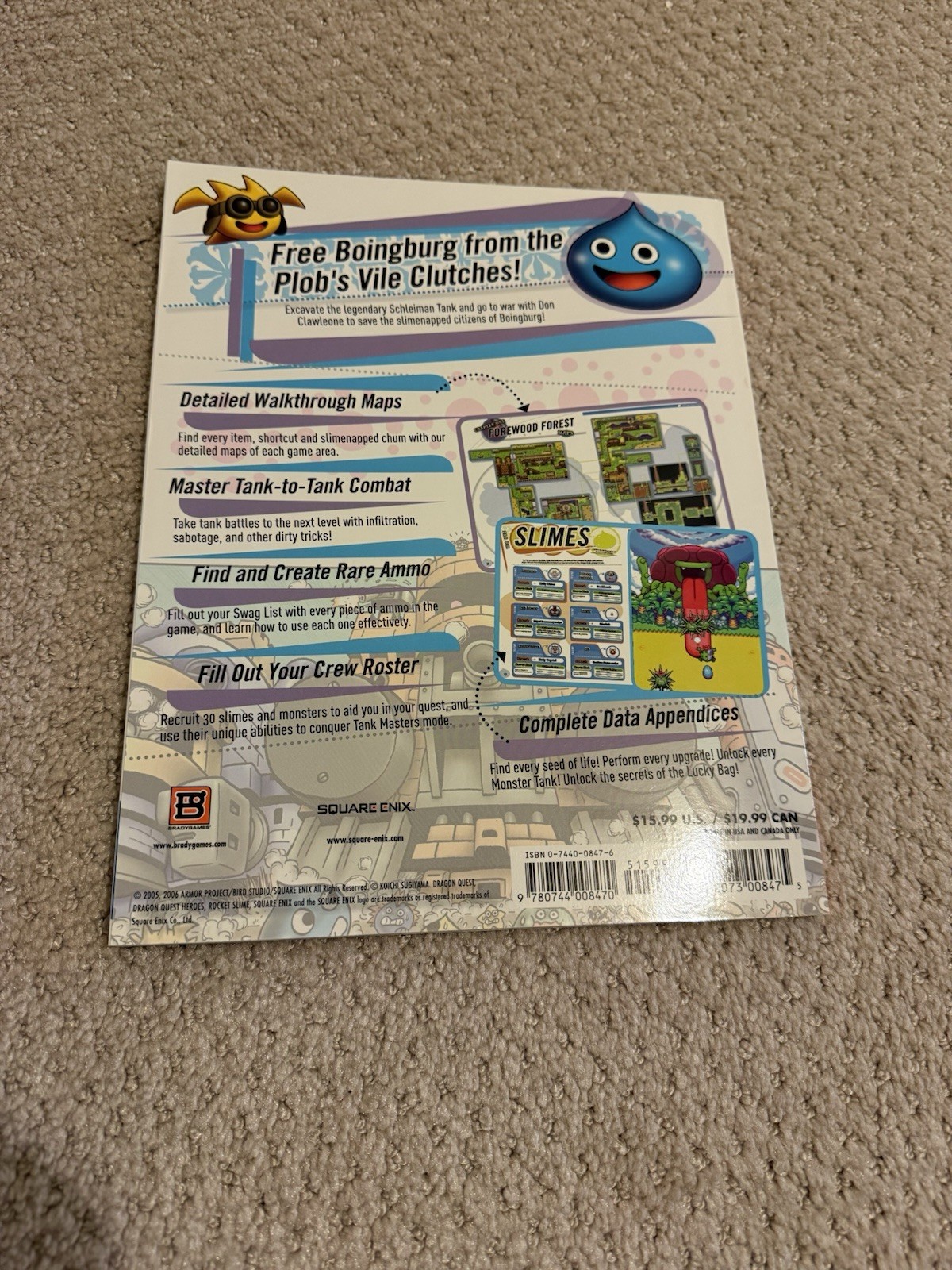 Dragon Quest Heroes – Rocket Slime DS by Brady Games guide book BRAND NEW