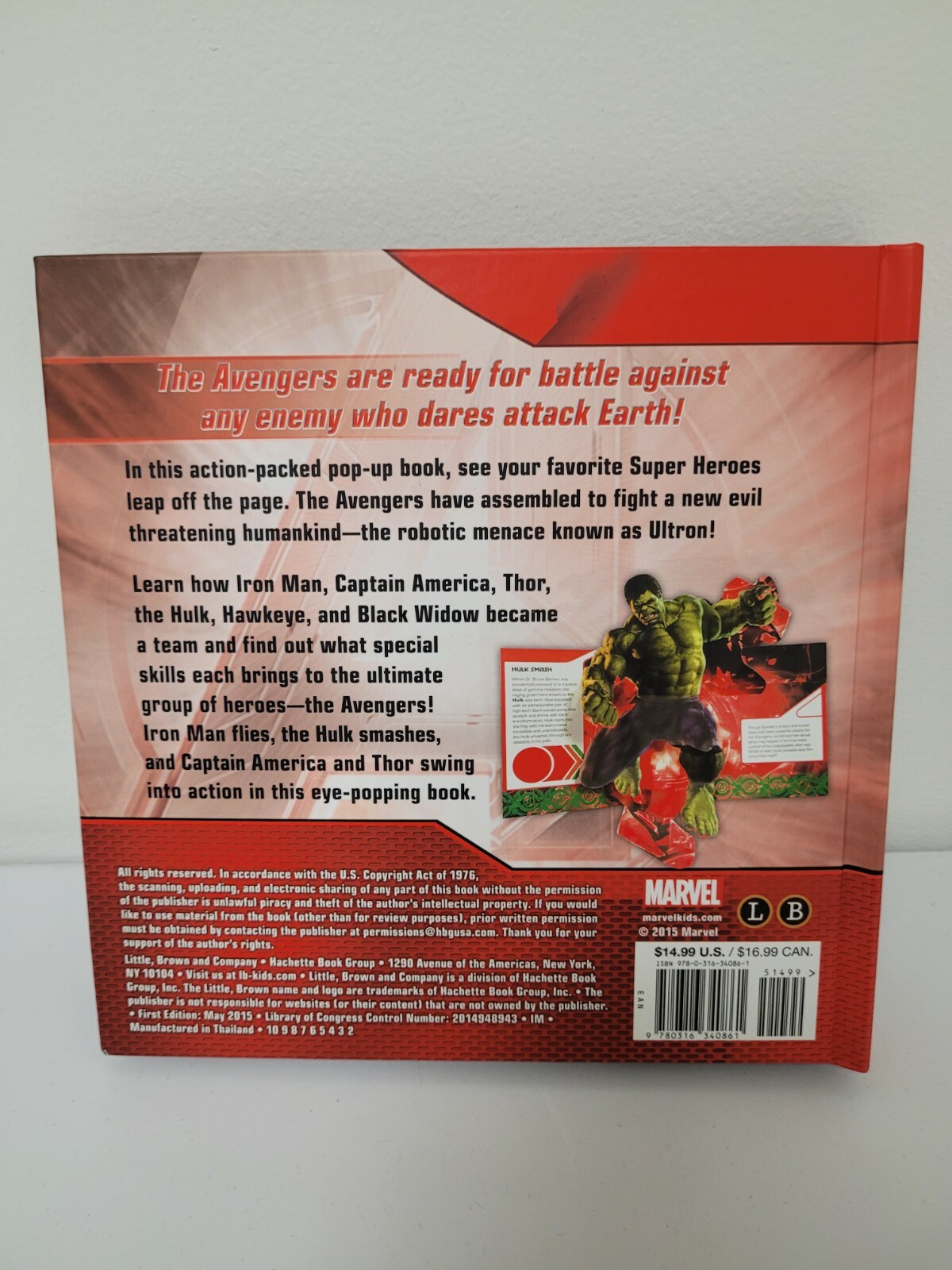 Marvel’s Avengers: Age of Ultron: a Pop-Up Book by Matthew Reinhart 2015