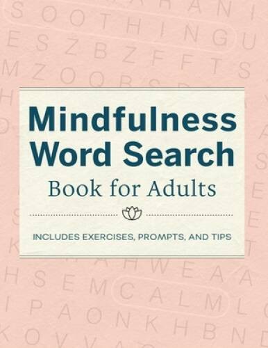 Mindfulness Word Search Book for Adults – Paperback By Rockridge Press – GOOD