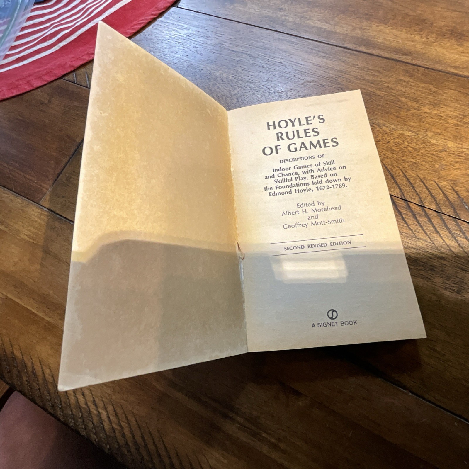 Signet Play According to Hoyle Hoyle’s Rules Morehead Mott-Smith PB