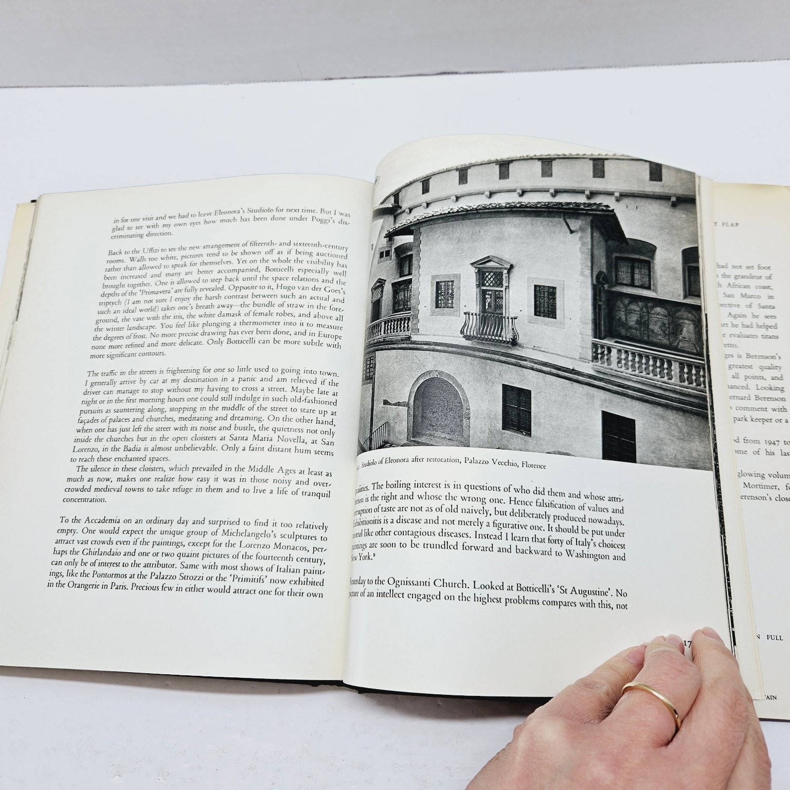 Vintage Art History Diaries – Passionate Sightseer – Bernard Berenson 1960 Hcdj