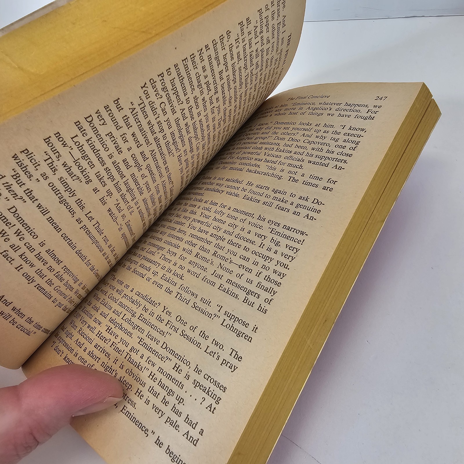 The Final Conclave Mass Market Paperbound Malachi Martin Paperback Book- Damaged
