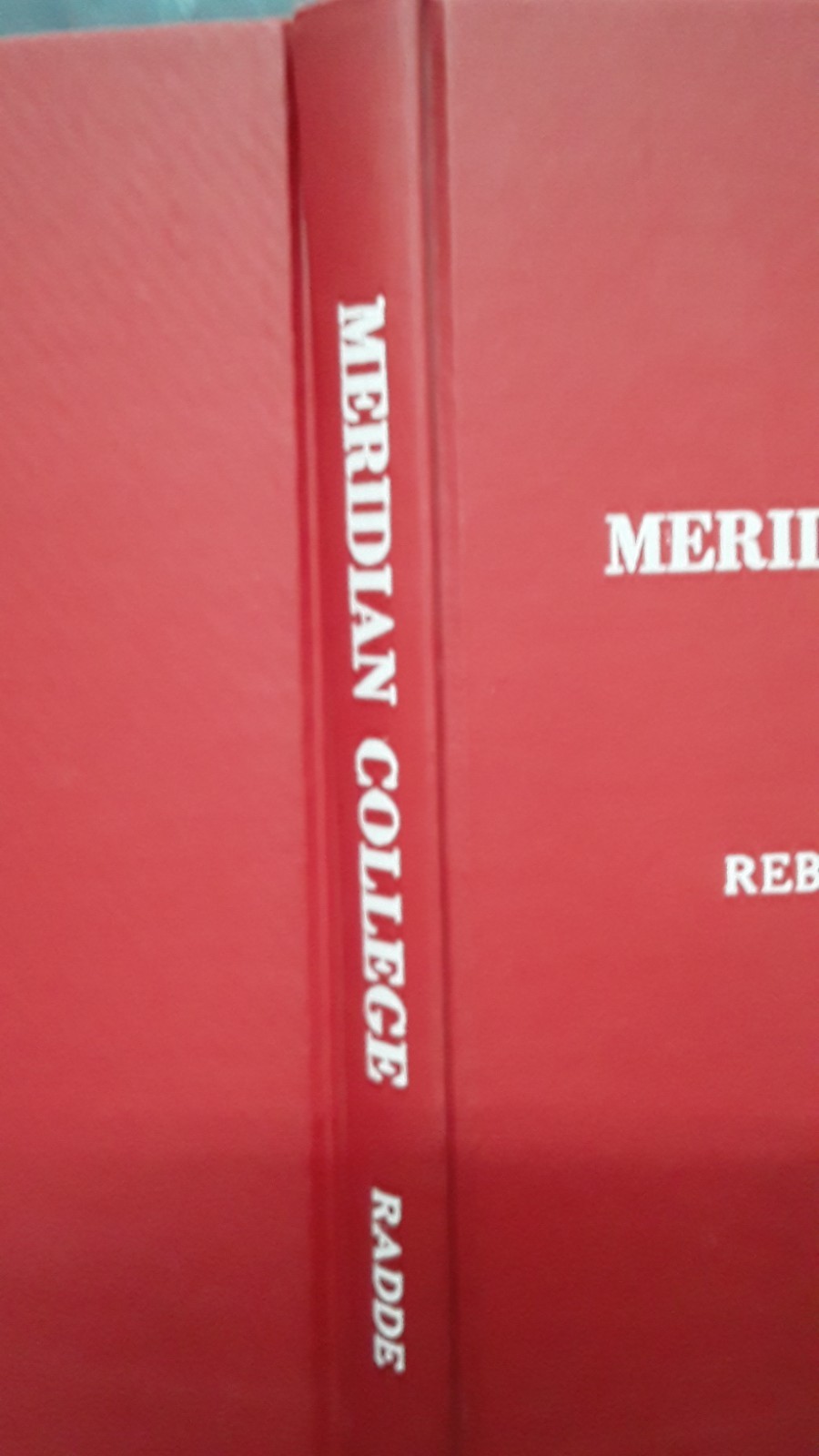 Meridian College R Radde Library Binding 1979 HB VG 260425