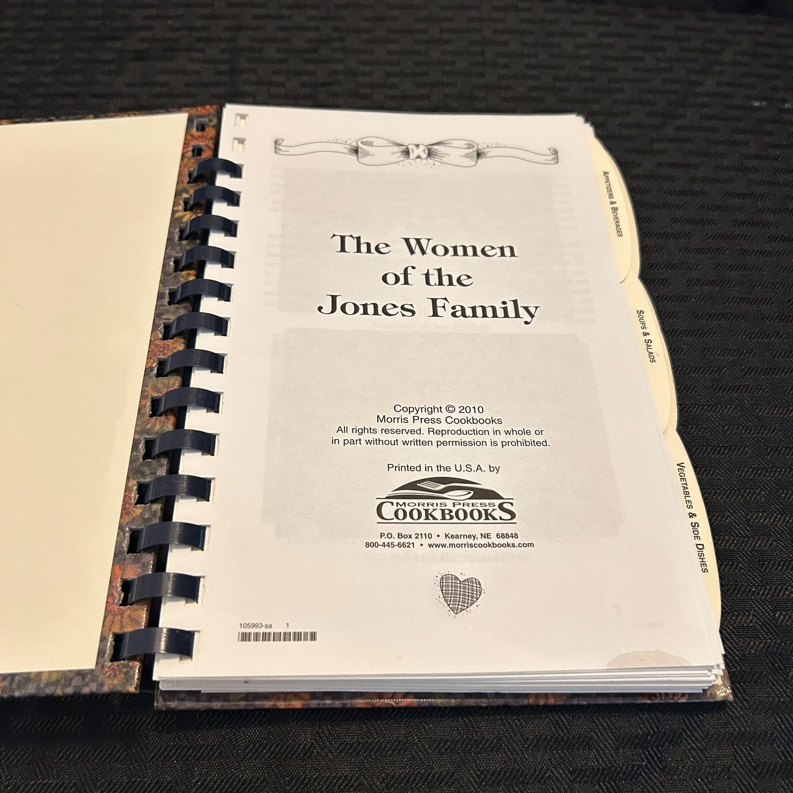 Feeding The Flock by the Women of the Jones Family Morris Press Cookbook