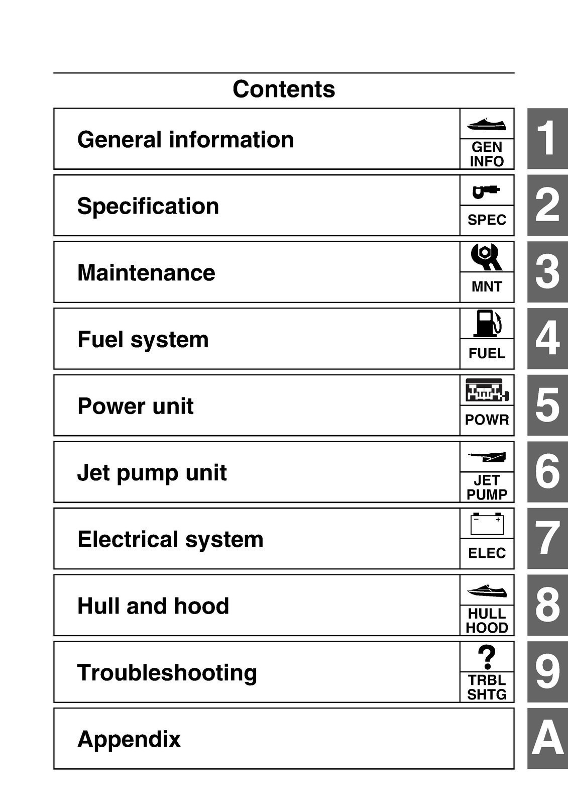 YAMAHA VX SPORT VX1100 FN2 CRUISER VX1100A VX DELUXE VX1100B REPAIR MANUAL 2010-