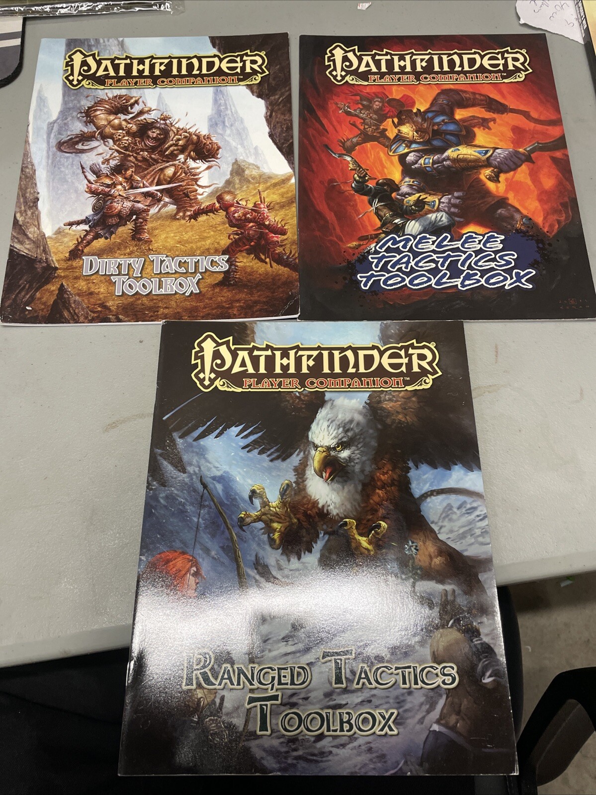 Dirty Tactics Toolbox by Paizo 3 Book Set Publishing Staff (2015, Trade)