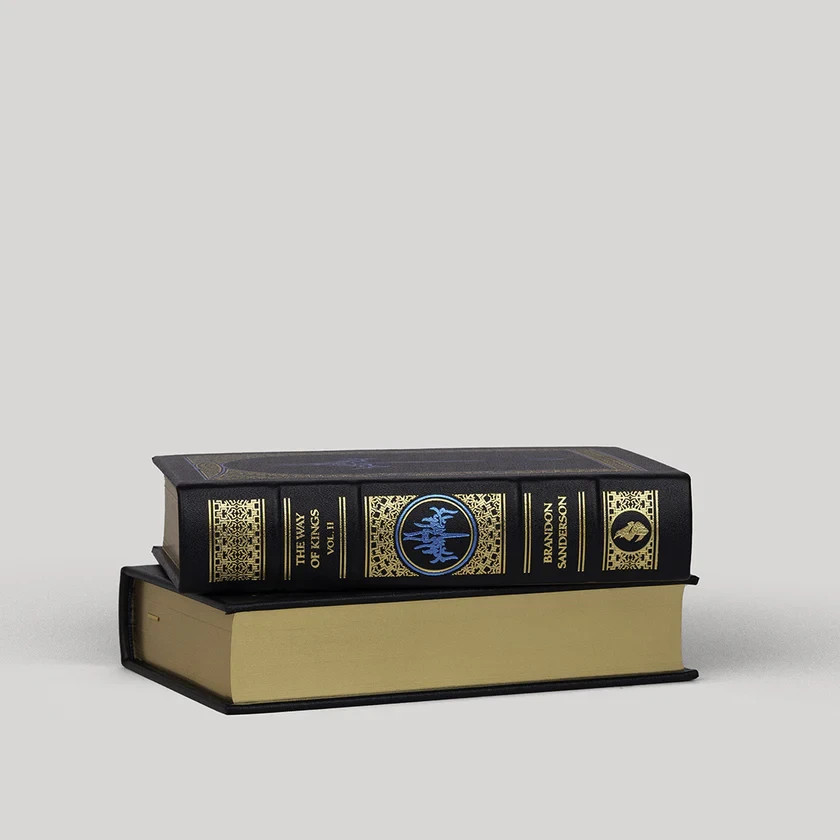 SEALED Way of Kings Leatherbound Brandon Sanderson NEW & Cosmere Stormlight Arc