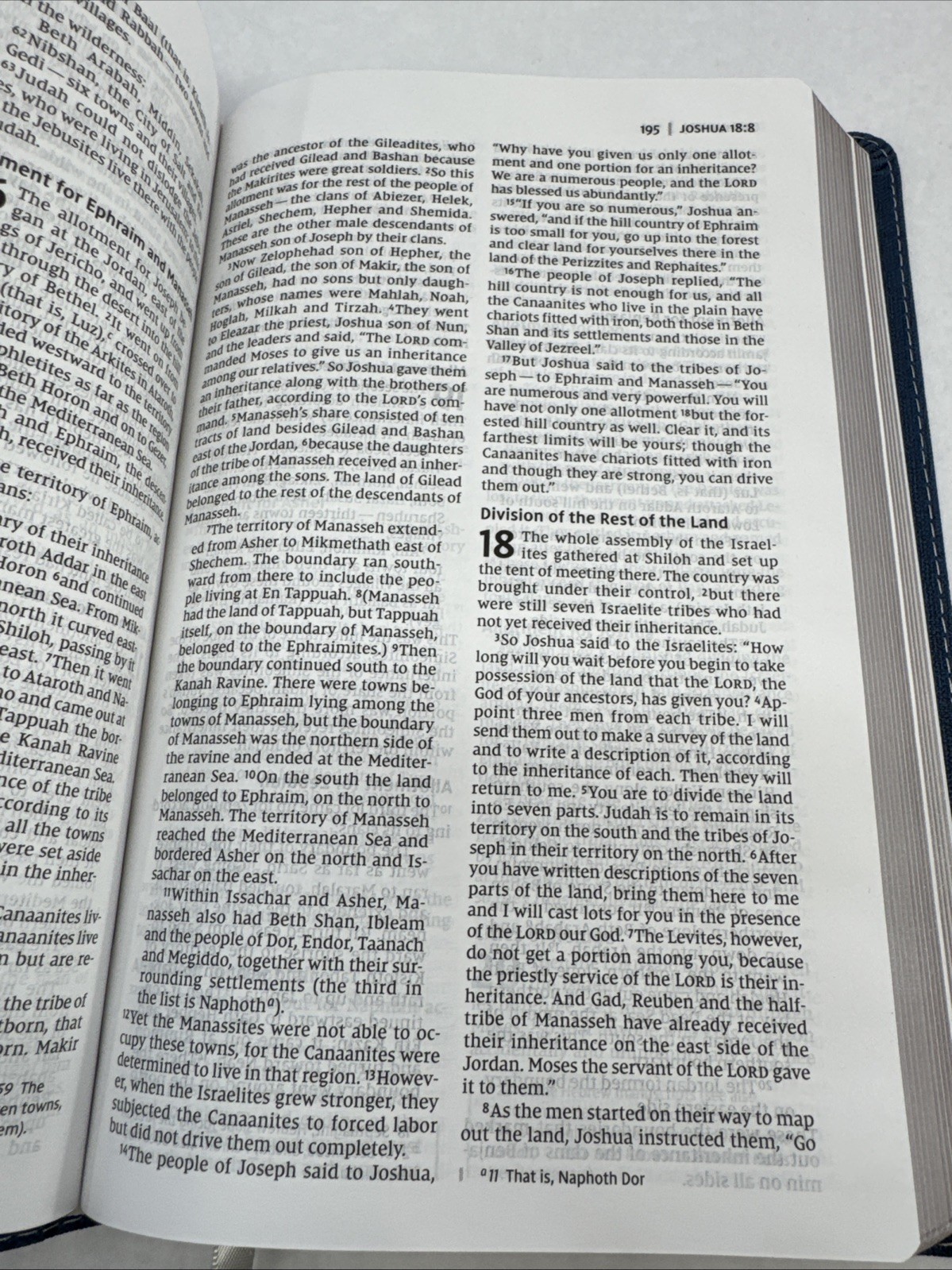 9780510454953 Blue LeatherSoft Niv Zondervan, Thin Line 2022 Red Letter Bible