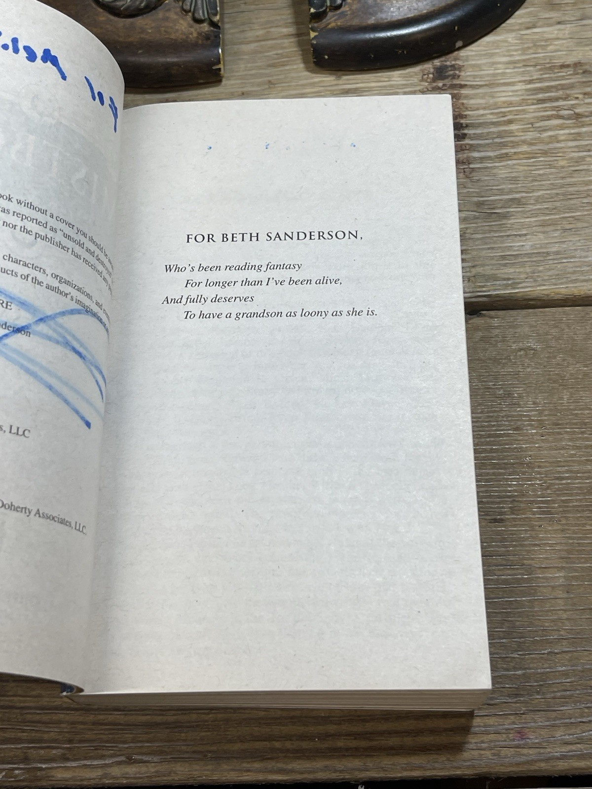 Mistborn Brandon Sanderson SIGNED 2007 PB 1st Mass Ed The Final Empire Fast Shi