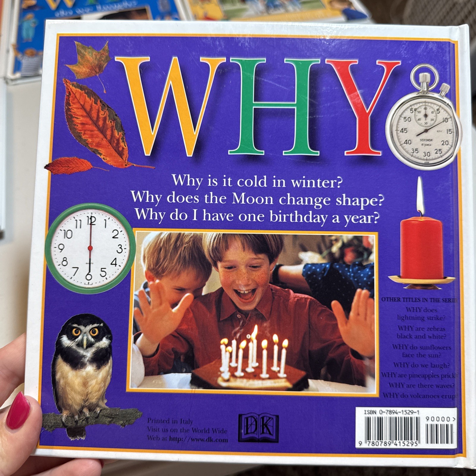 Vtg Lot Of 12 – Why? Questions Children Ask Children Books Series DK Publishing
