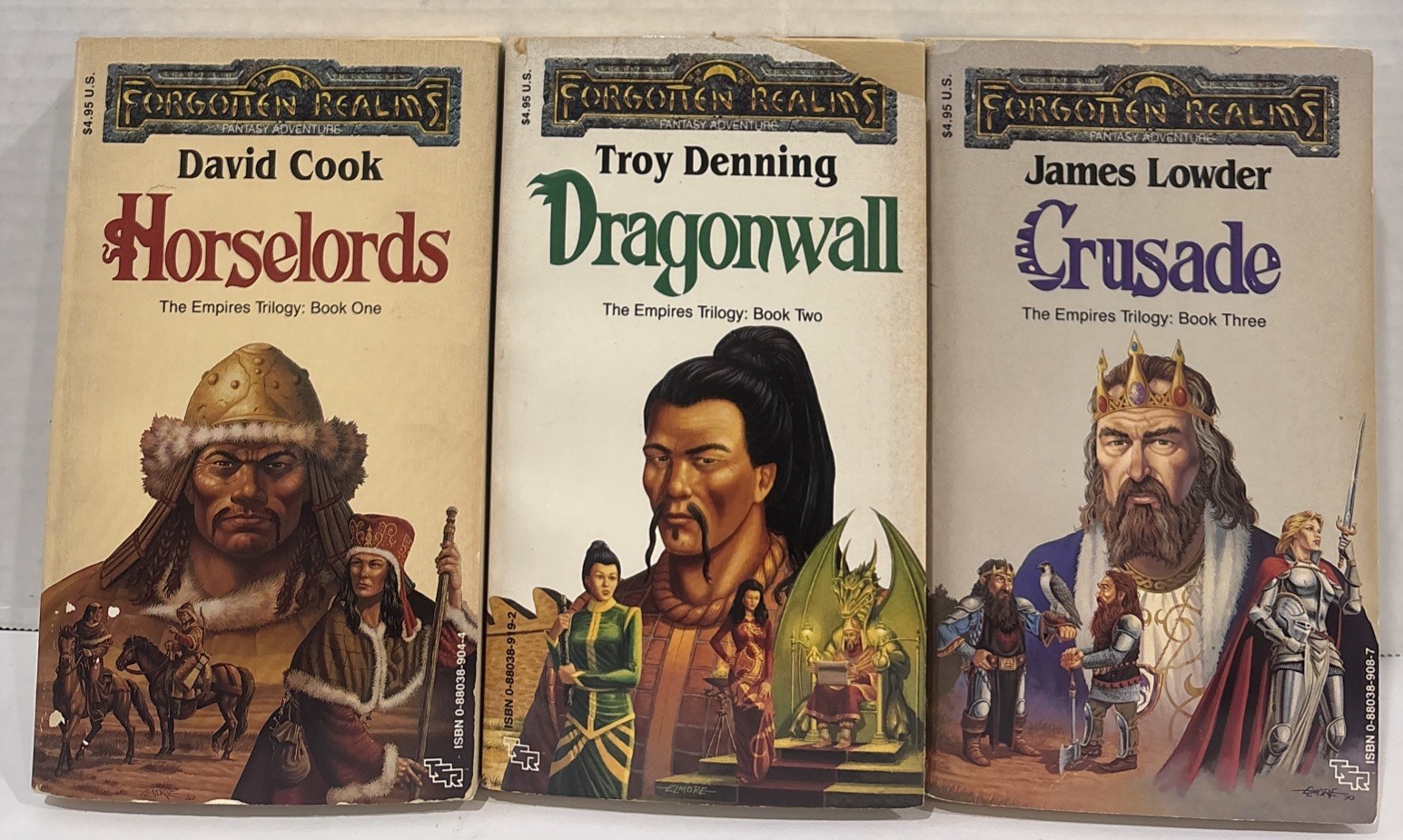 Forgotten Realms The Empires Trilogy Complete OG covers TSR 3 Book Set Lot