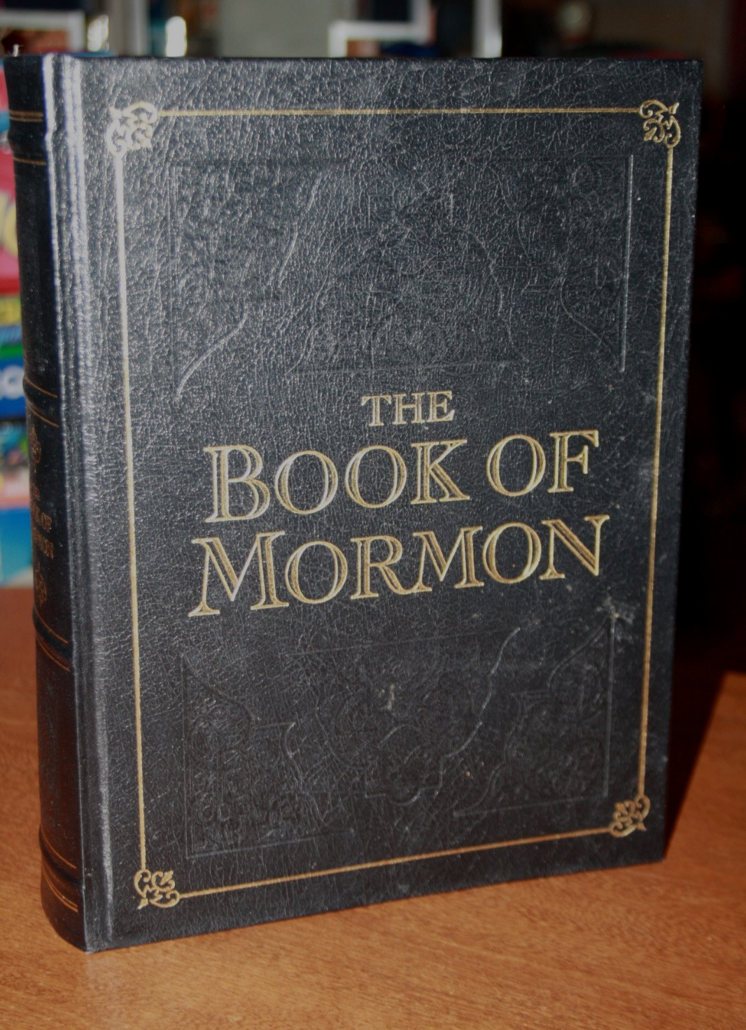 The Book of Mormon Heirloom LDS Edition Simulated Leather Minerva Teichert 2001