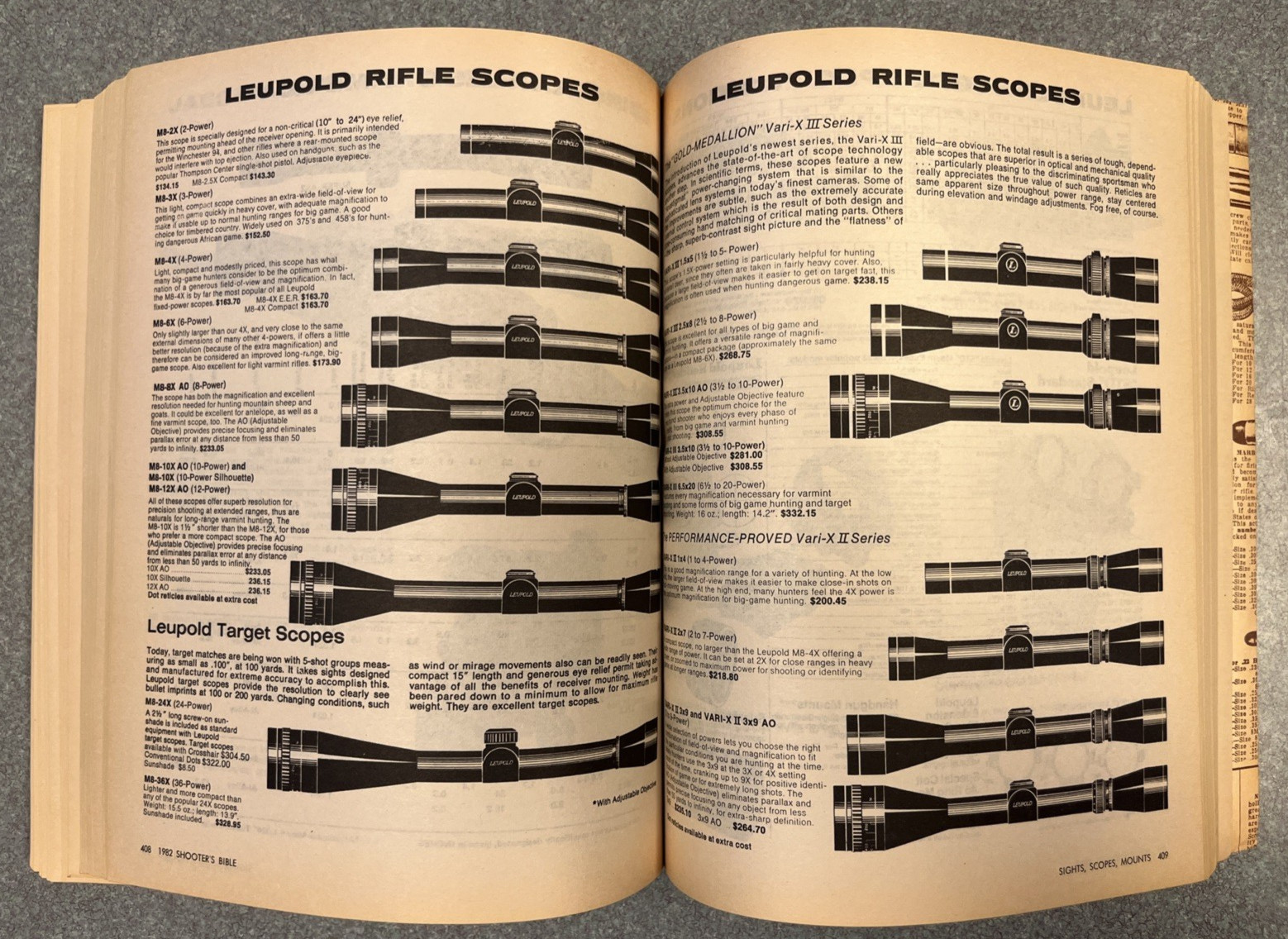 Shooter’s Bible 1982 Edition No. 73, Illustrated Stoeger Arms Co. Firearm Guide