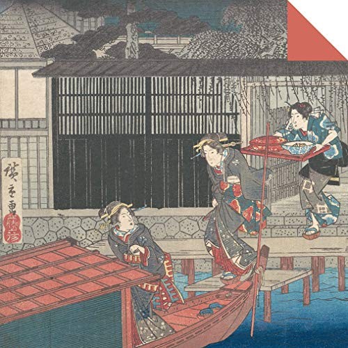 Origami Paper 200 sheets Hiroshige Prints 6 3/4″ (17 cm): Double Sided Origami S