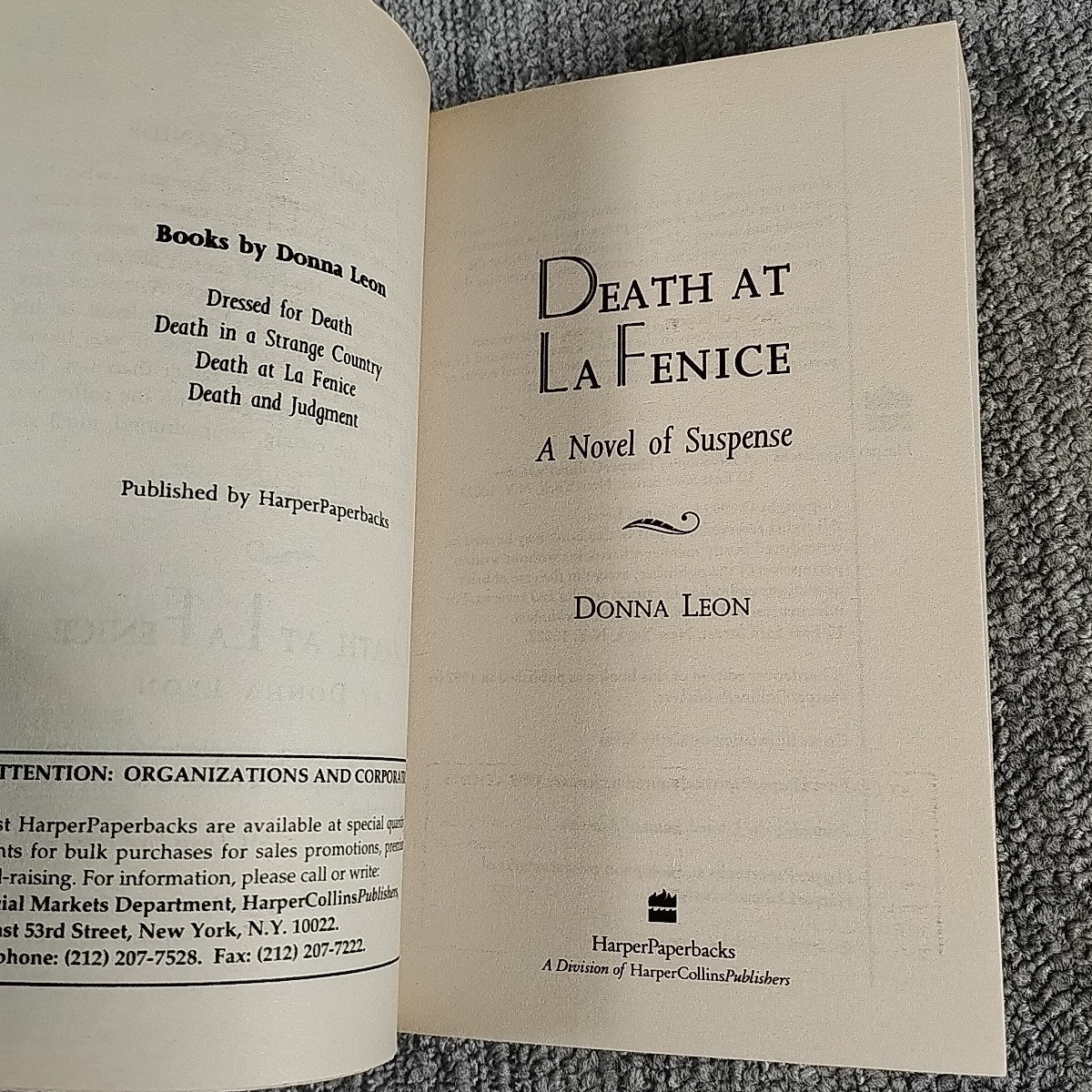 Donna Leon Commissario Brunetti Mystery Series 9 Paperback Book Lot Death Darkly