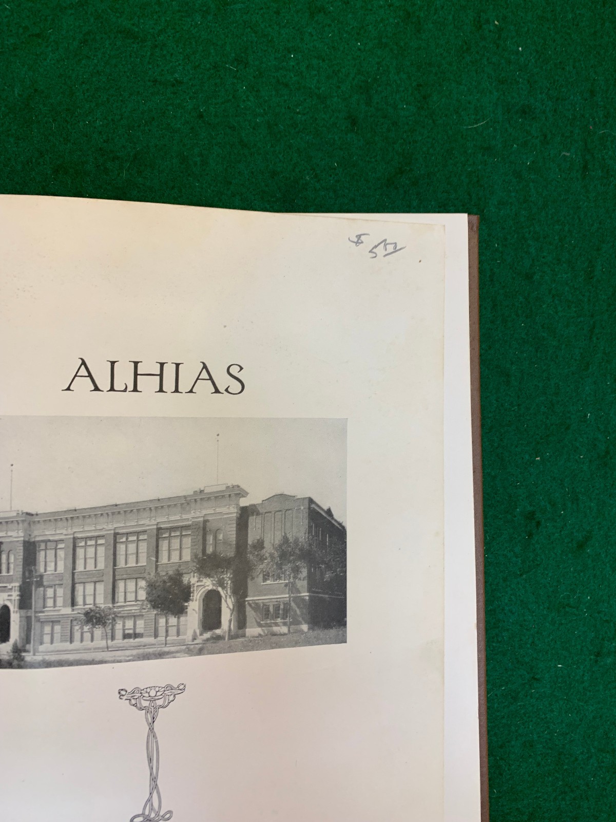 1922 Alhias Alexandria High School Yearbook. Minnesota. V5 136 pages. 8″ x 11″