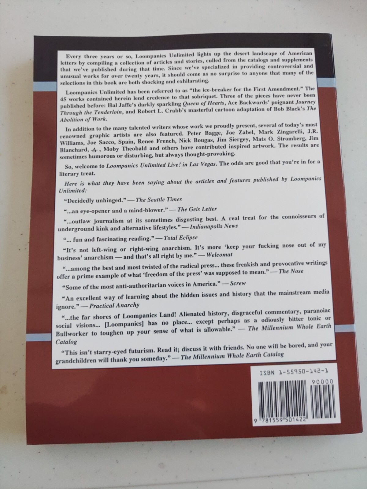 Loompanics Unlimited Live in Las Vegas Articles & Features Michael Hoy Trade PB