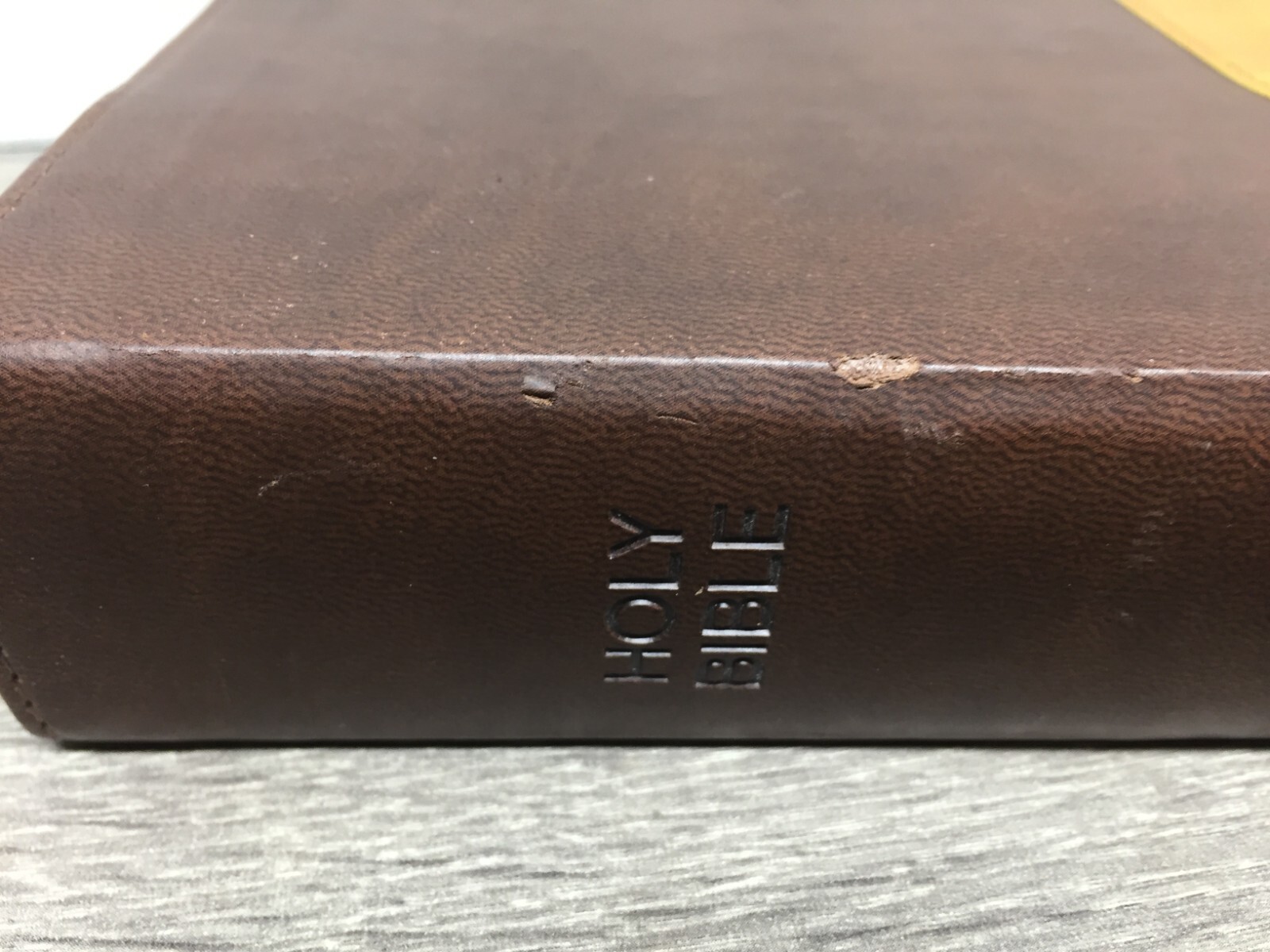 NIV Church Holy Bible, Large Print By Zondervan (2011, Leather) GOOD