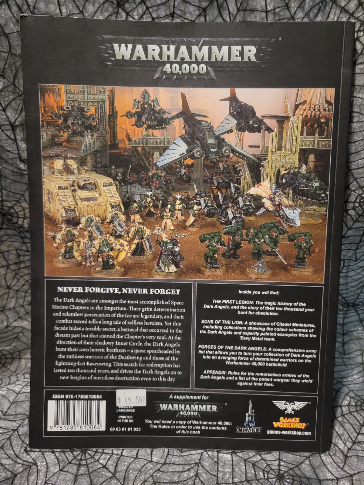 CODEX ADEPTUS ASTARTES DARK ANGELS 2015 Warhammer 40K RPG Roleplaying Book