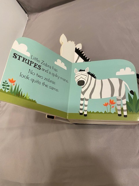 Bendon Publishing Kathy Ireland Safari Friends Blocky Book “Little Zebra”