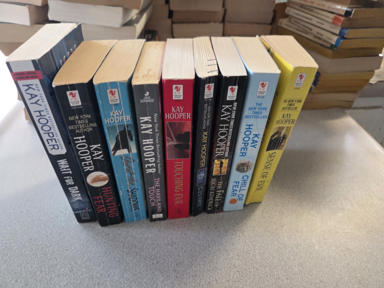 Kay Hooper Lot Of 9 Books. Paperback. Crime Mystery Thriller Suspense