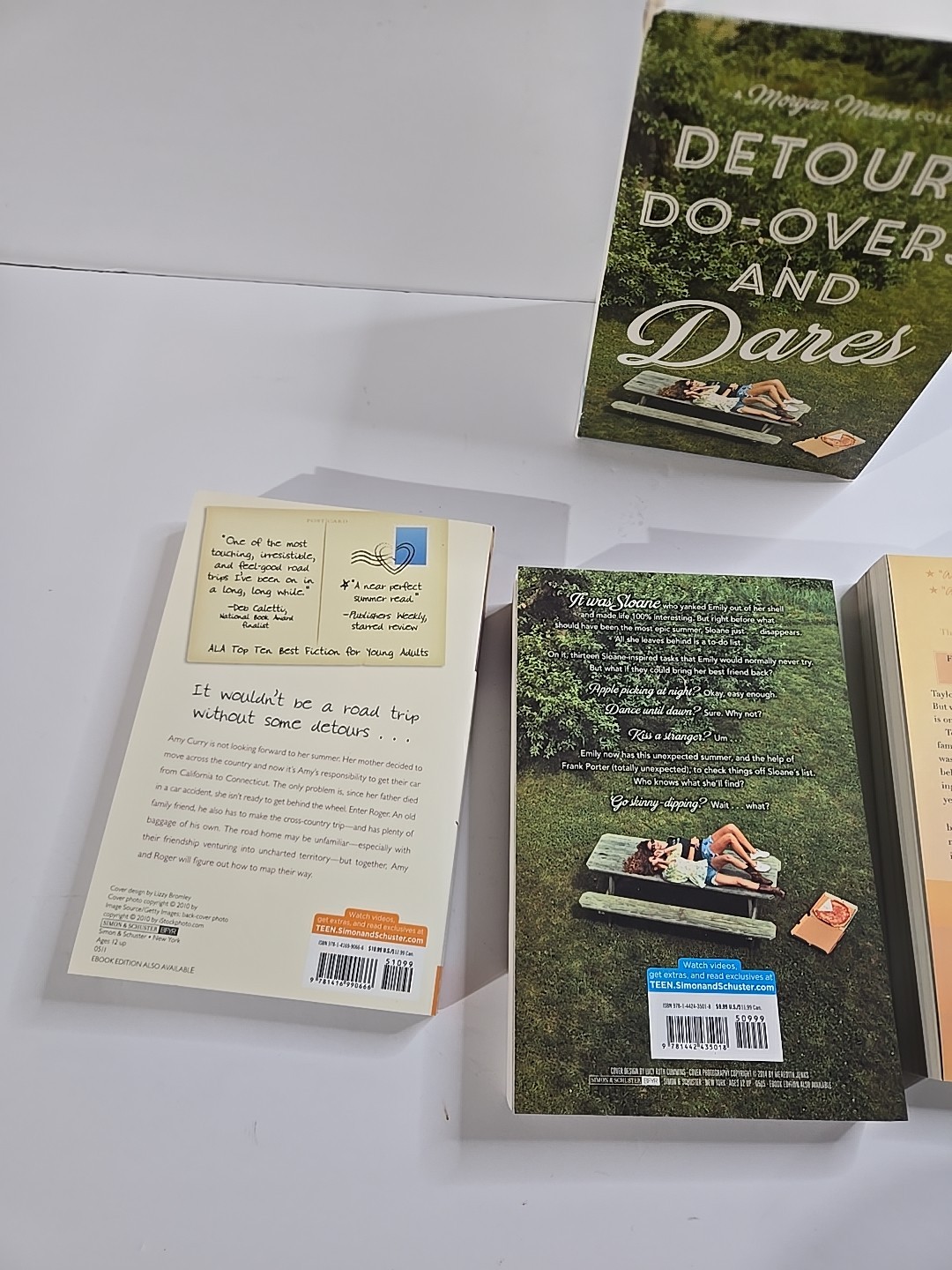 Detours, Do-Overs, and Dares – Morgan Matson 3 Novel Books Boxed Set Collection