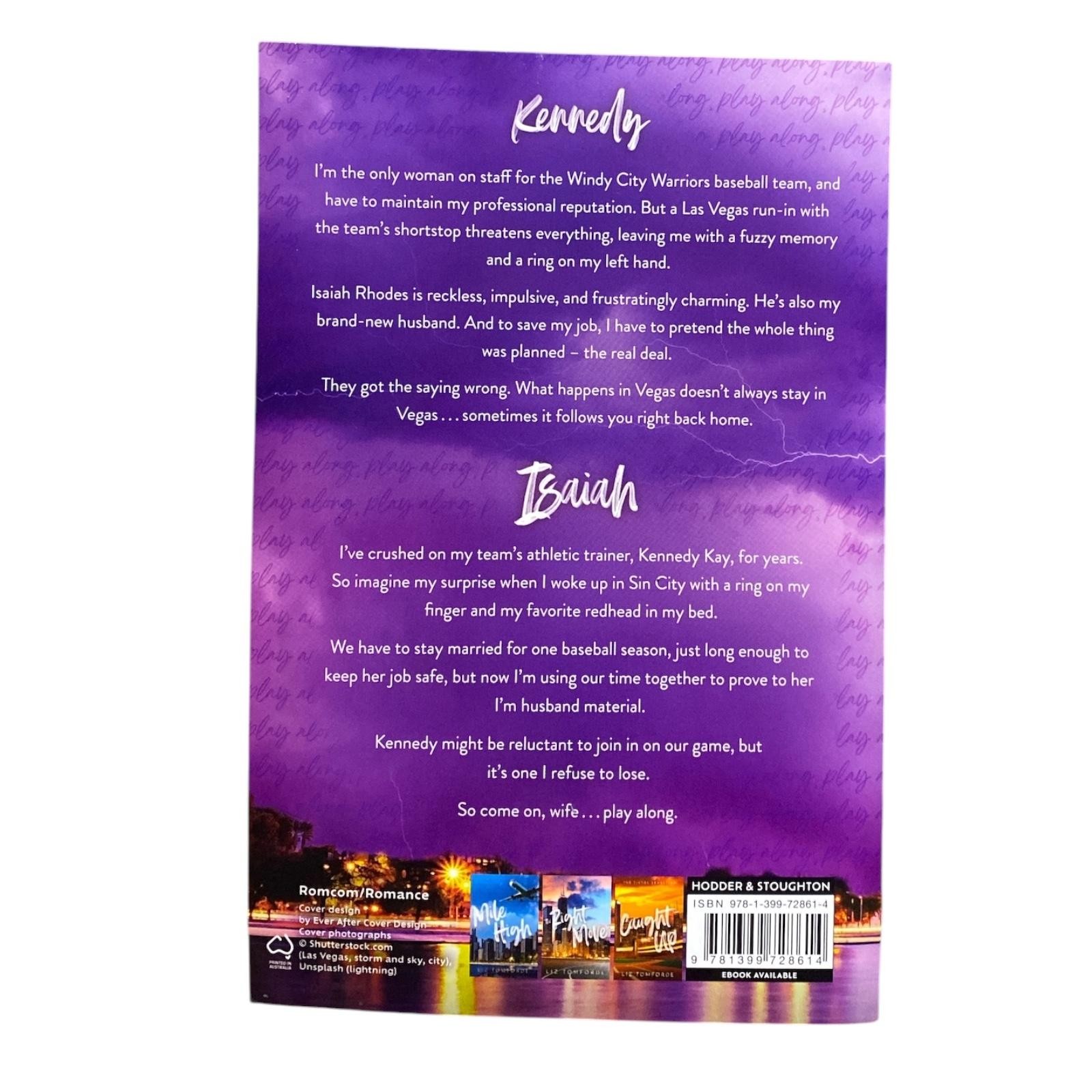 Play Along Liz Tomforde Paperback Romantic Comedy Sports Baseball Romance Book