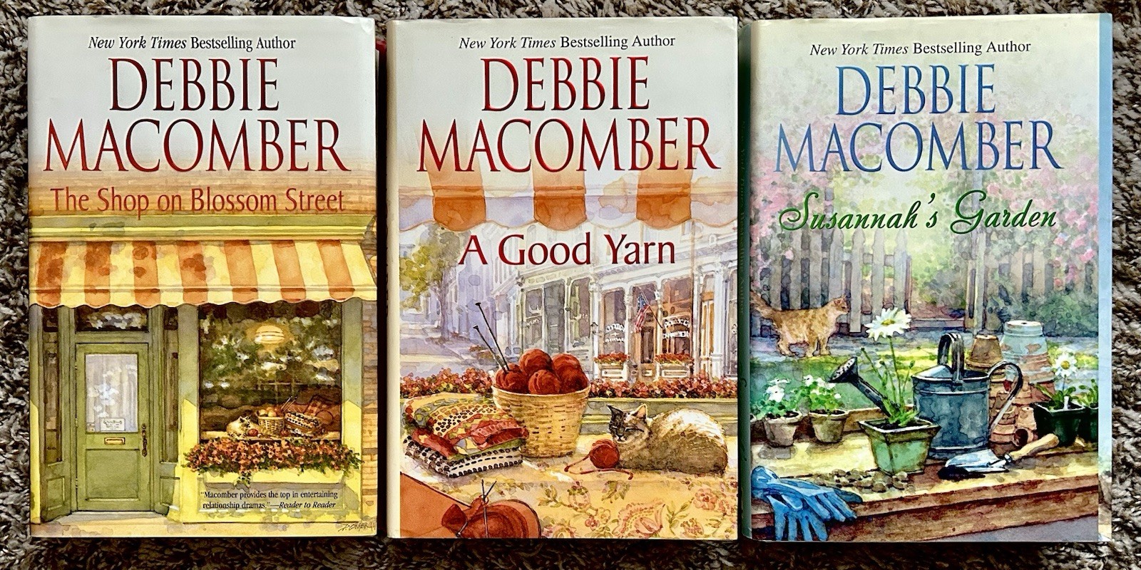 Complete BLOSSOM STREET Series #1-10 ALL Hardcover 1st Edition Debbie Macomber