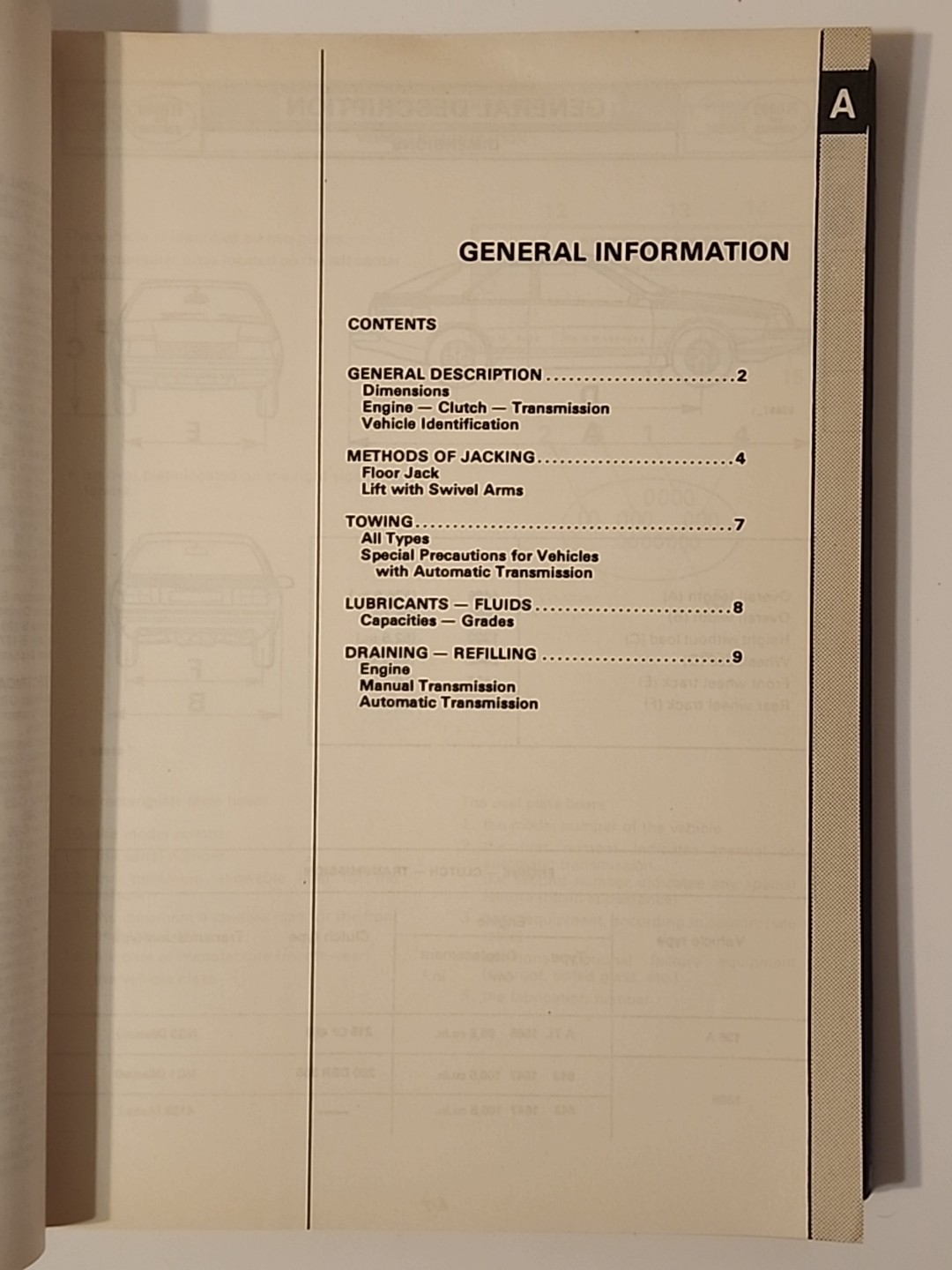 Renault Fuego M.R.238 Workshop Manual 1368-136A 1982 Engine Repair Maintenance