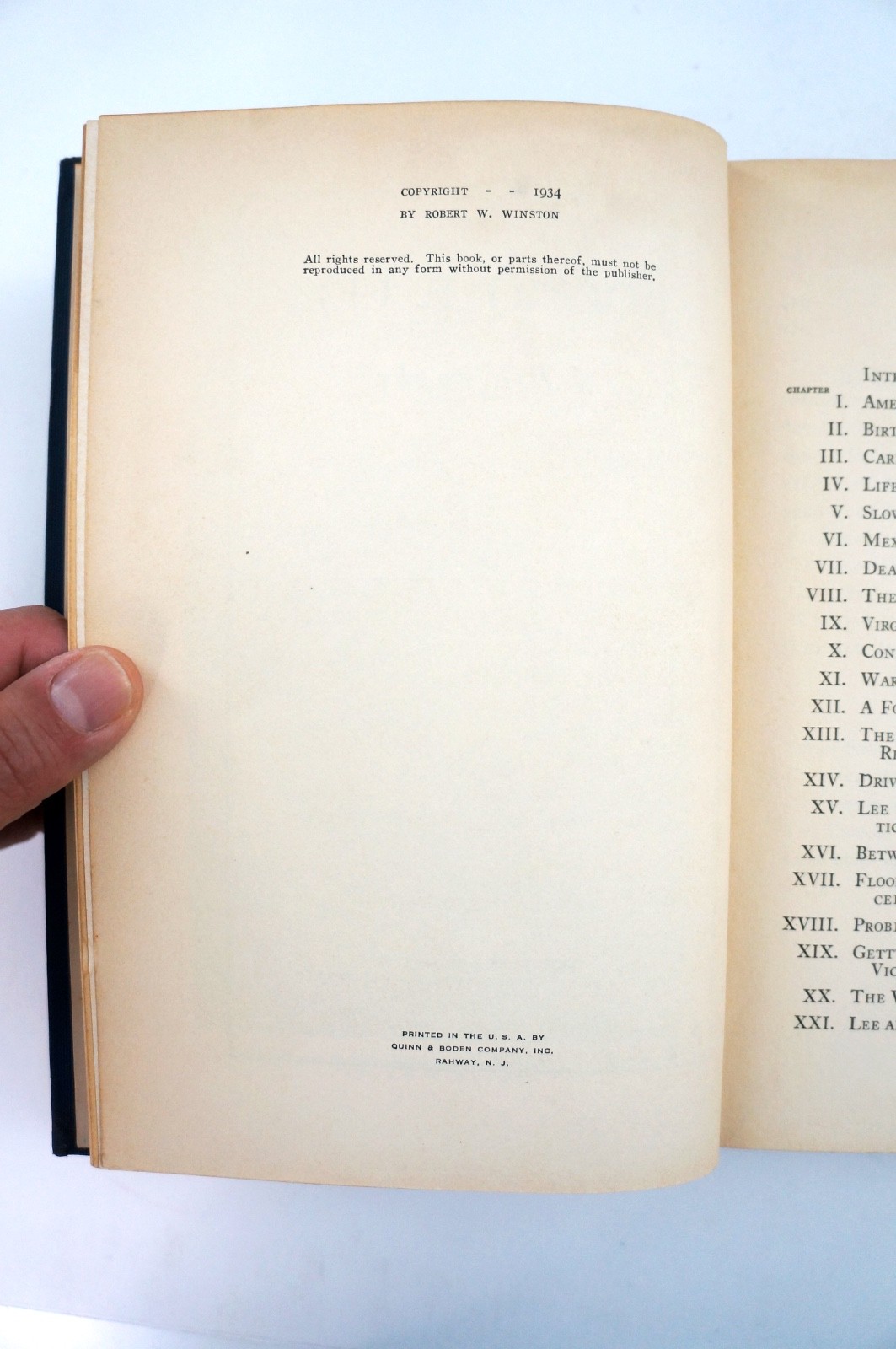 Robert E Lee: A Biography by Robert Winston 1st edition HC 1934