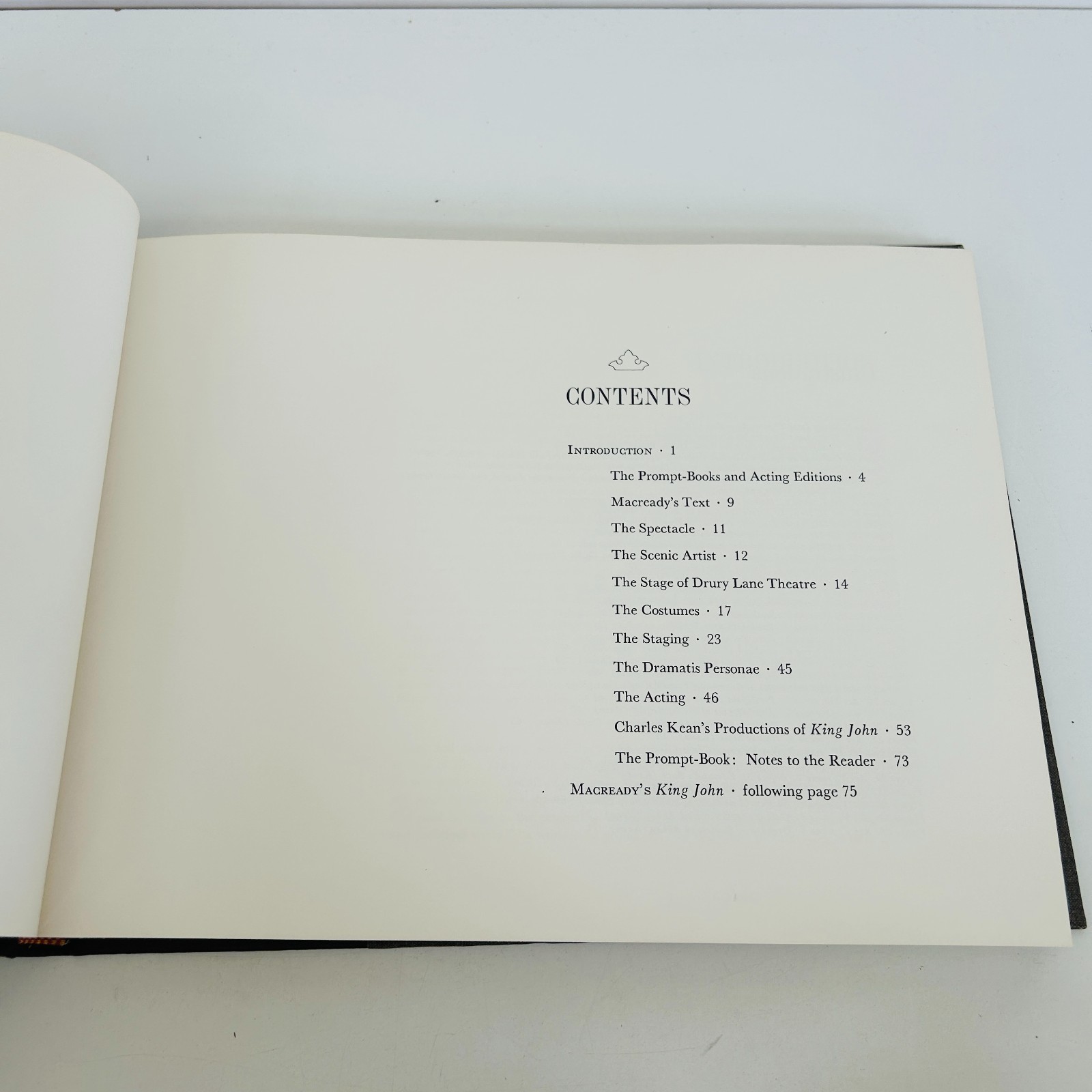 William Charles Macreadys King John by Charles H Shattuck Fascimile 1842 1962 DJ