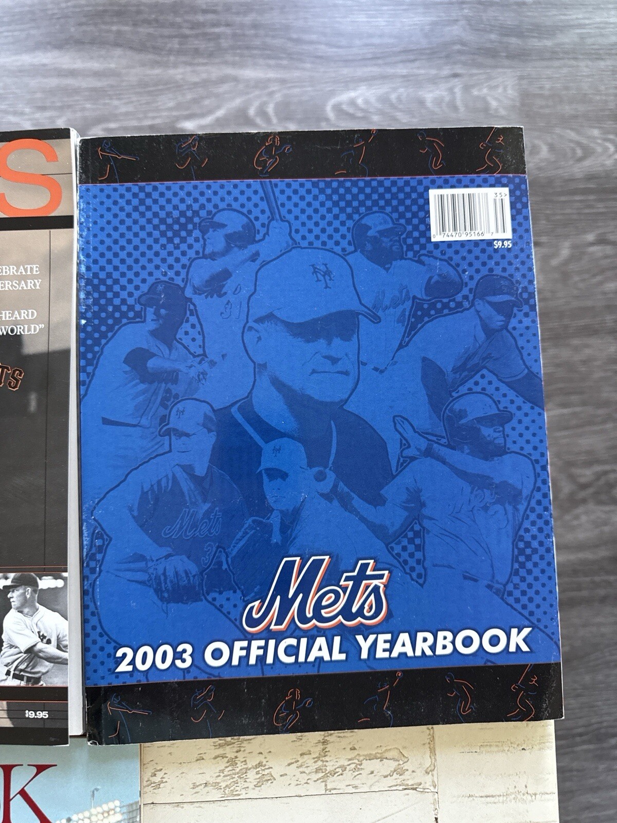 Lot of 7 Sports Yearbooks MLB NFL 1982–2003 Phillies Mets Giants A’s Tigers