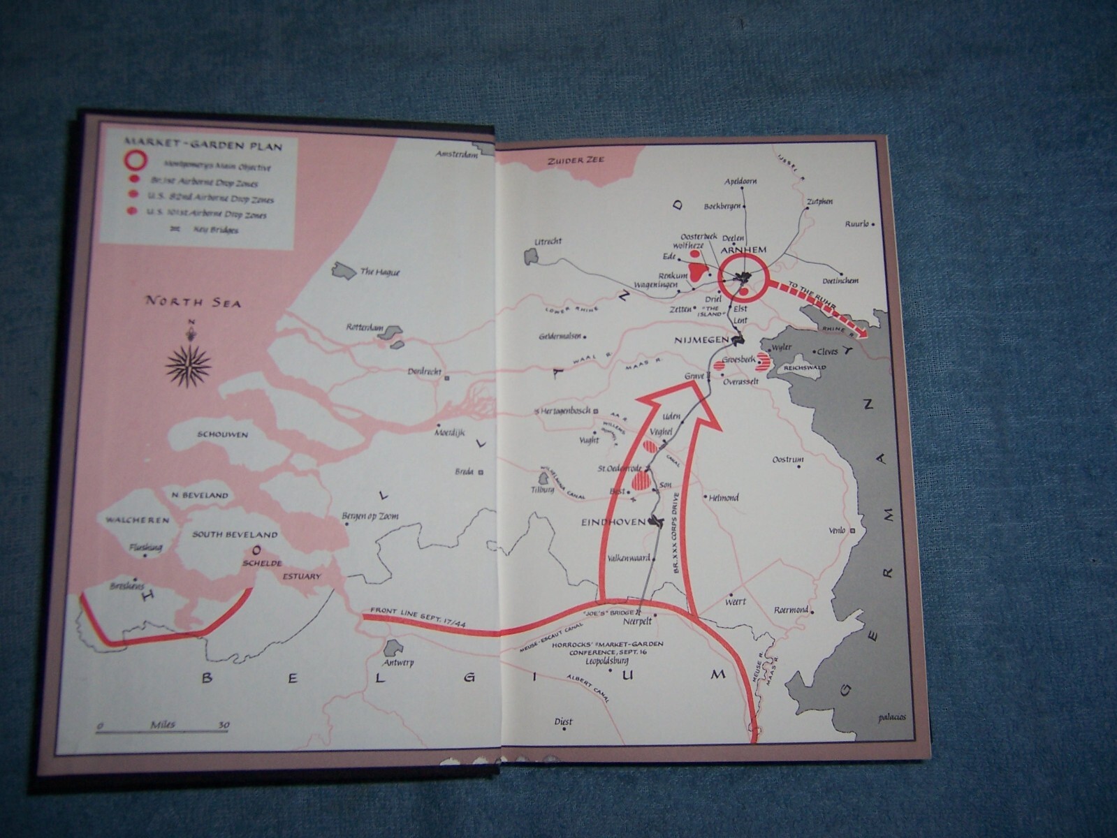 A BRIDGE TOO FAR by Cornelius Ryan/1st Ed/HCDJ/Military/WWII 1939-1945