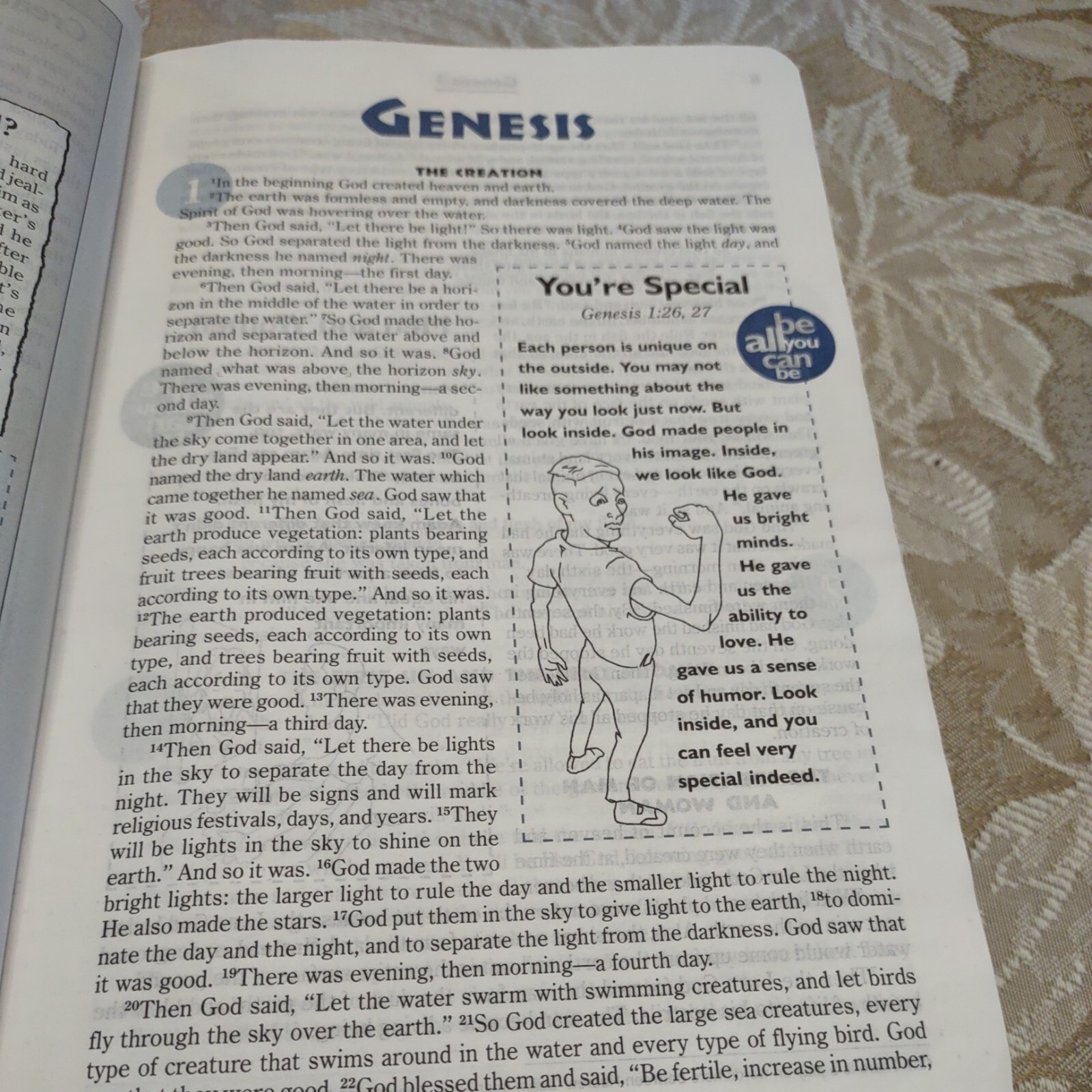 GODS WORD for Boys Blue Prism Duravella VERY GOOD 2008 “3D Cover”