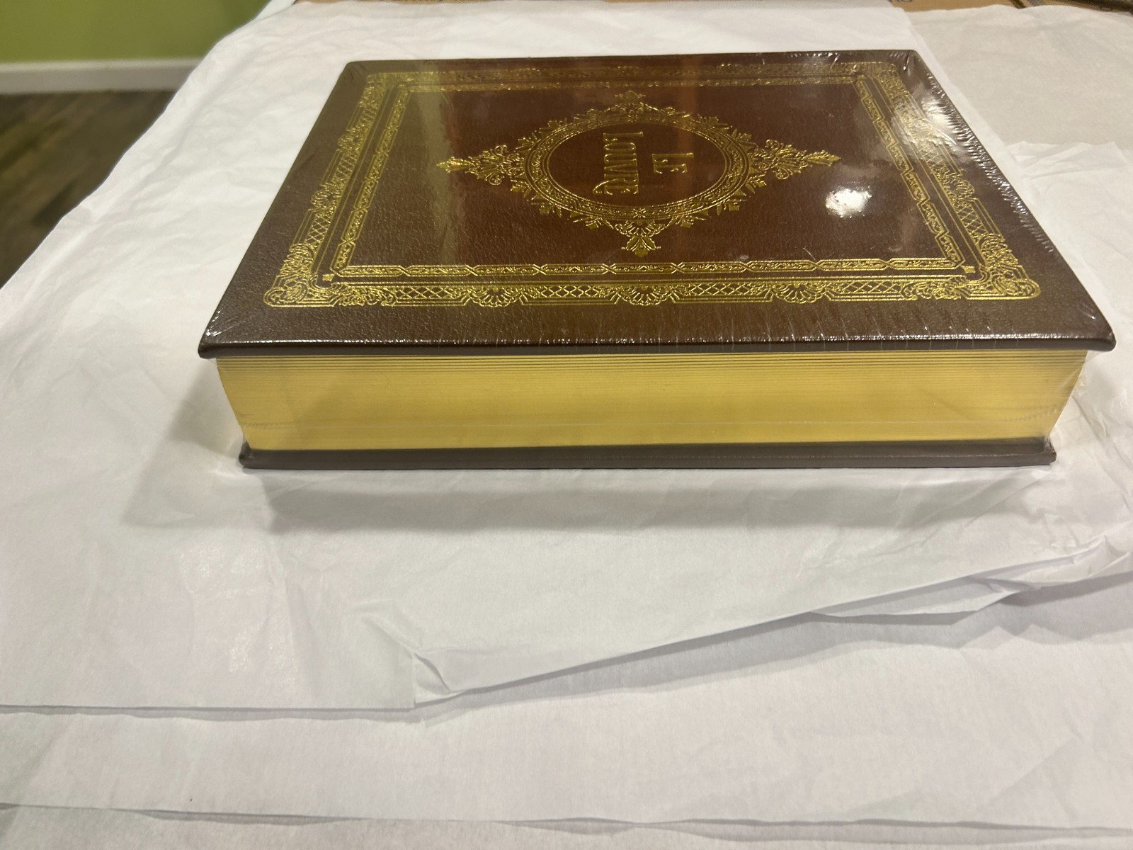 Great Gift! PAINTINGS IN THE LOUVRE Easton Press Leather, Sealed Collectors Ed.