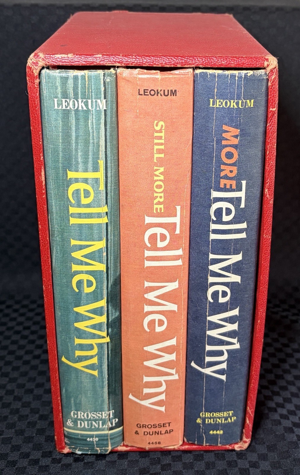 Arkady Leokum Tell Me Why 3 Book Set With Slipcase 1968 Grosset & Dunlap