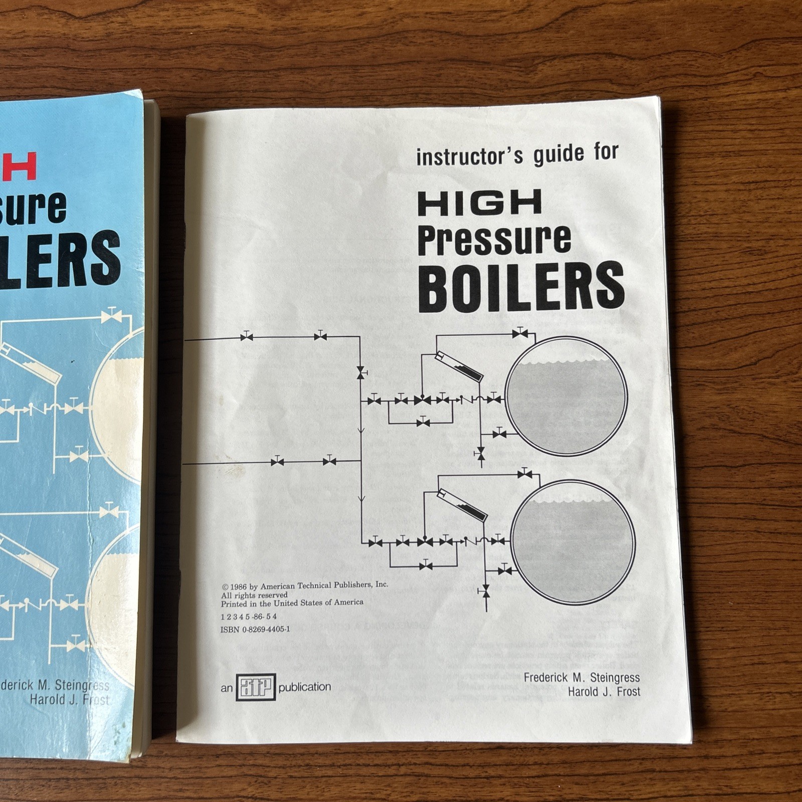 High Pressure Boilers by Frederick Steingress & Harold Frost w/ Instructor Guide