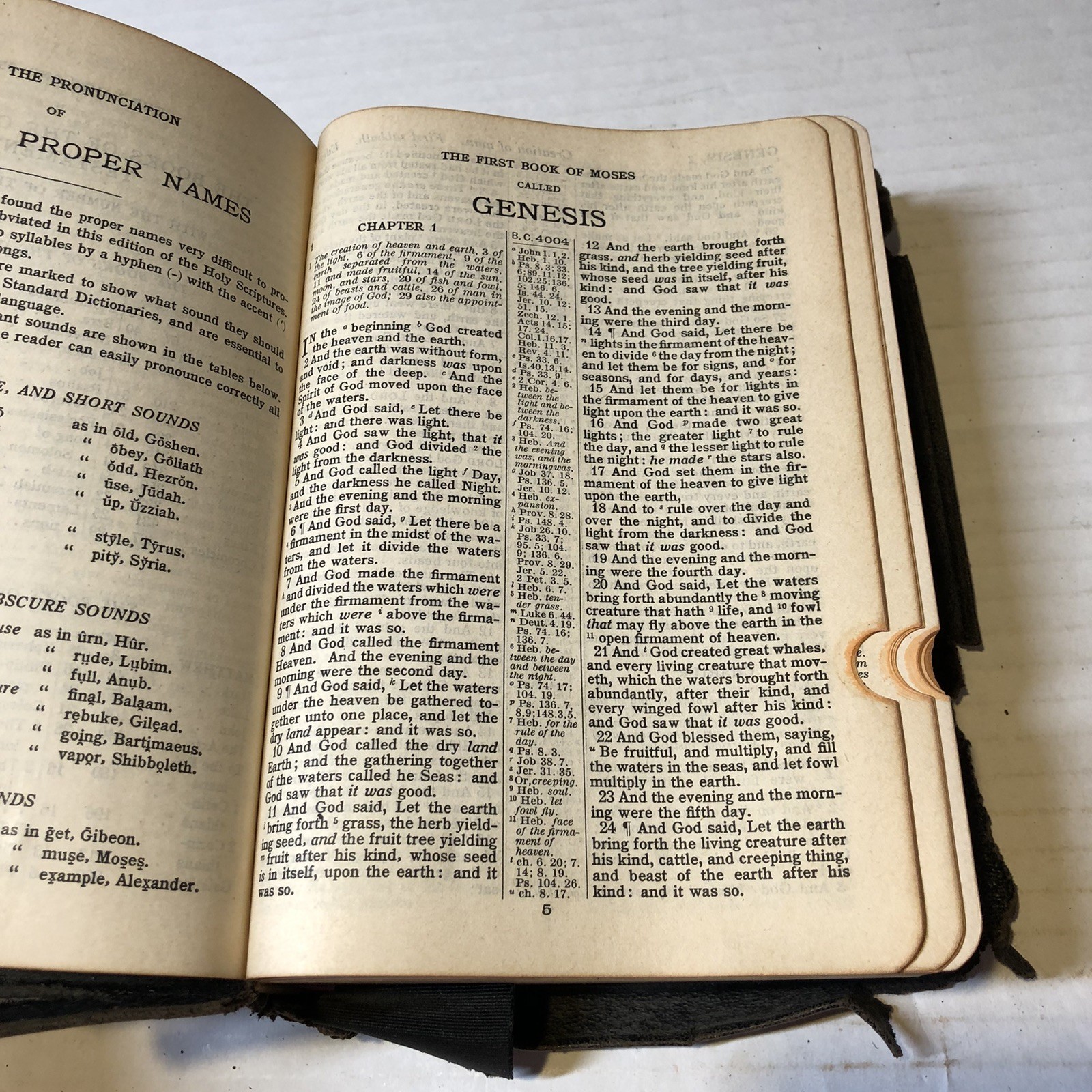 Vtg King James Version Holy Bible Red Letter Edition National Bible Press CRI