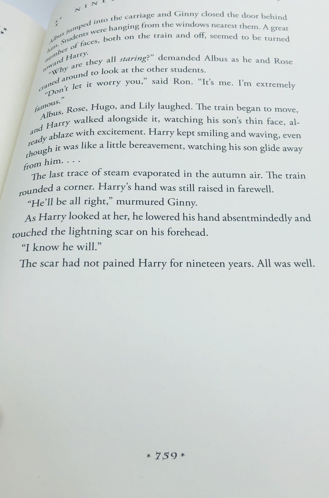 Harry Potter And The Deathly Hallows RARE FIRST EDITION 10-1 Line Pg 759 Error