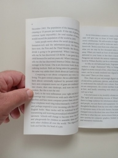 Being Digital by Nicholas Negroponte (1996, Trade Paperback)