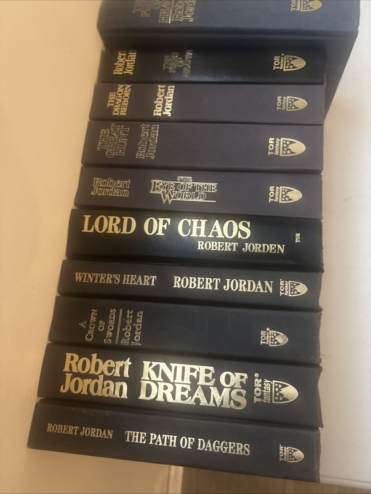 robert jordan hardcover lot Of 11 Books No Dust Jackets