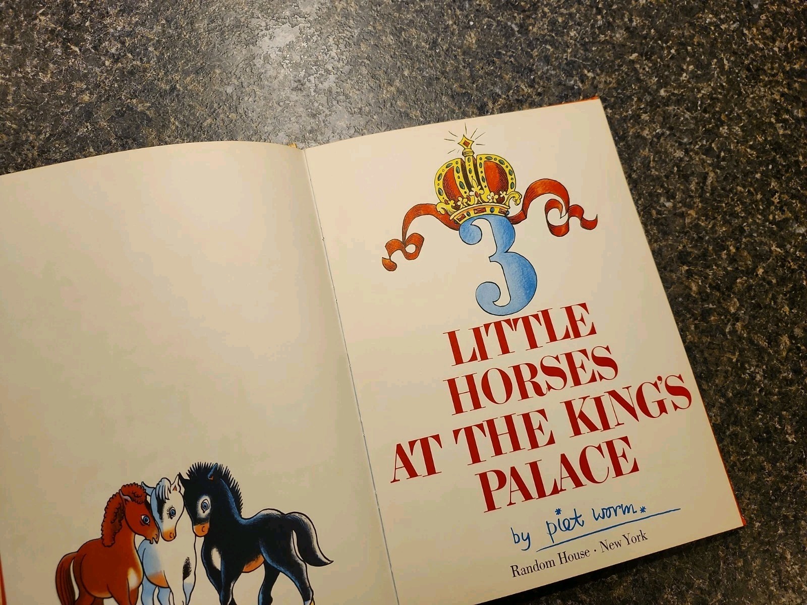 Three Little Horses at the King’s Palace by Piet Worm Random House Illustrated …