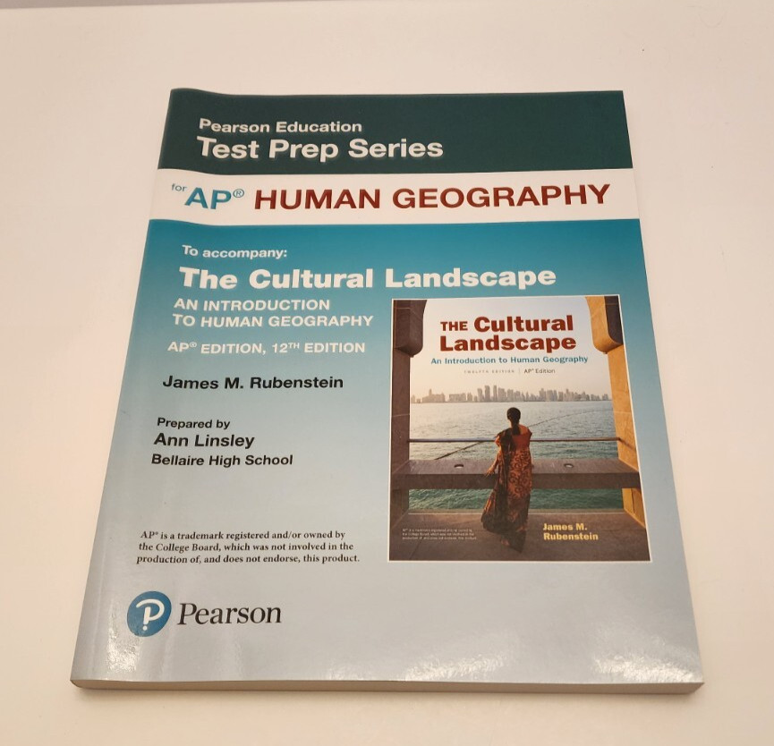 PEARSON EDUCATION TEST PREP SERIES: AP HUMAN GEOGRAPHY PB- LIKE NEW