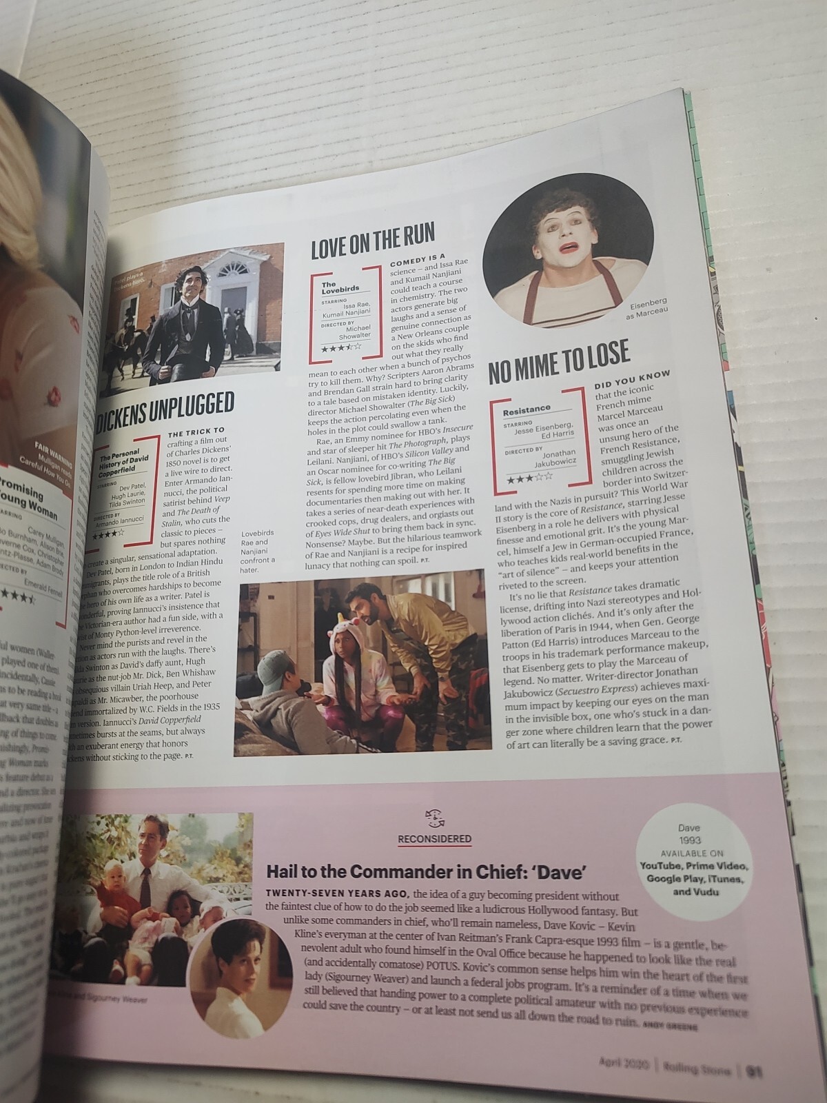 Rolling Stone Magazine #1338 April 2020 Music Now or Never Planet GRETA THUNBERG
