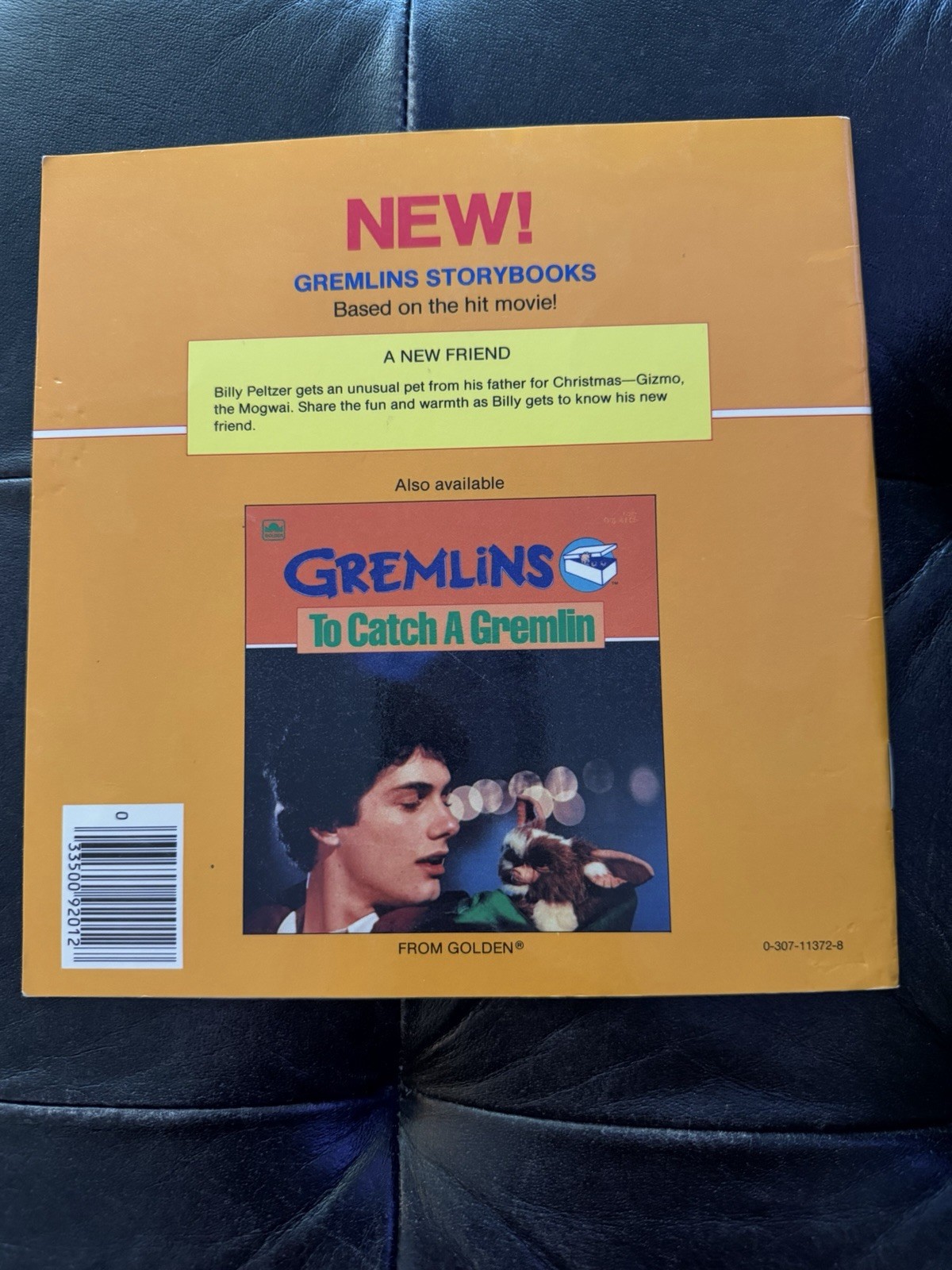 Gremlins A New Friend 1984 Golden Book Vintage Movie Tie In Storybook Gizmo 1L