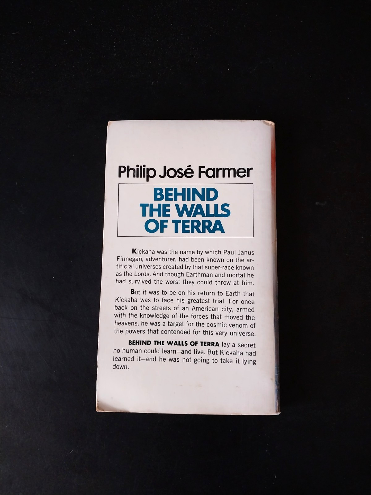 Philip Jose Farmer – Behind the Walls of Terra – Ace Books First Edition 1970