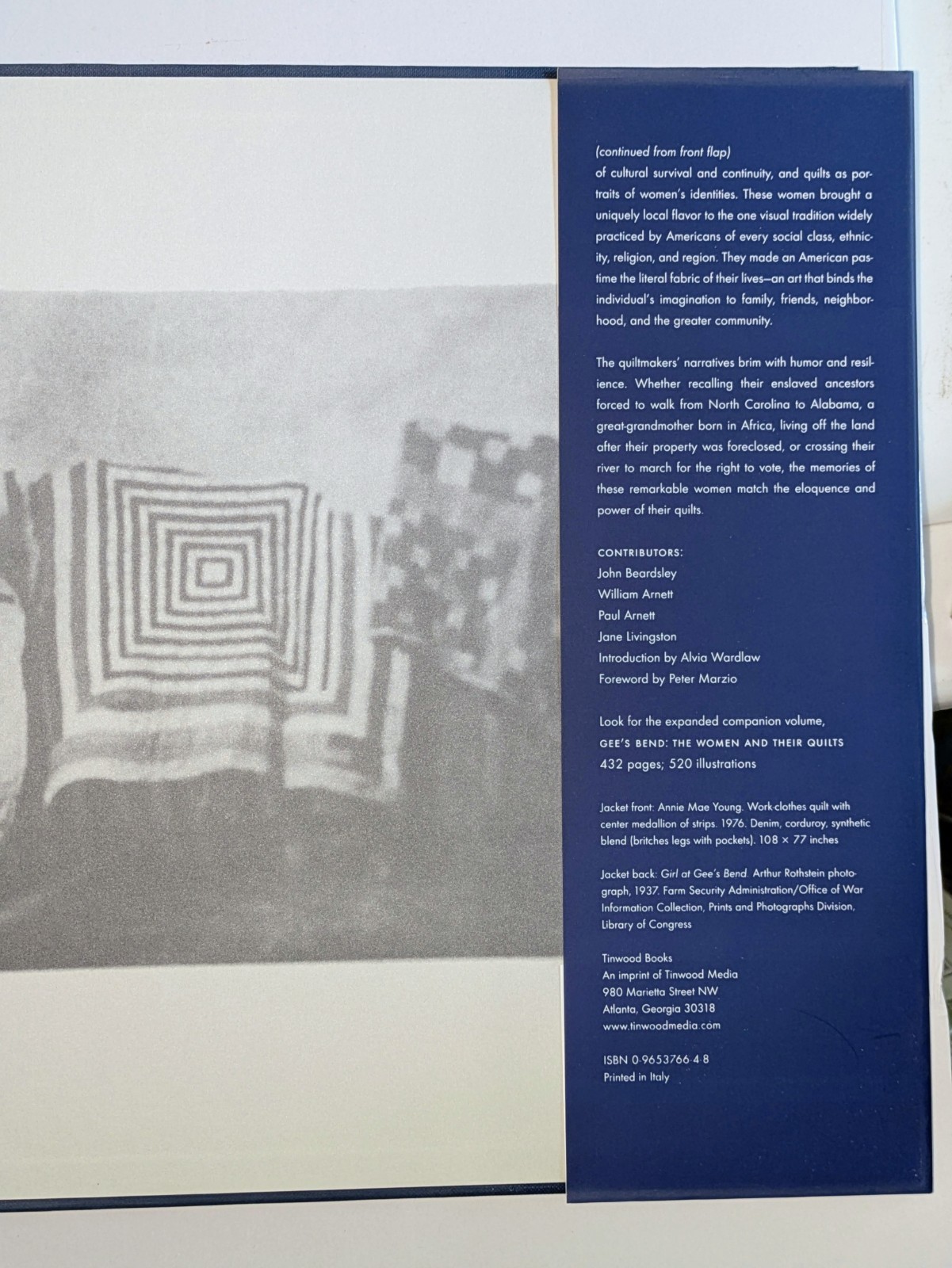 The Quilts of Gee’s Bend 2002 book Beardsley, Arnett Laidlaw Very Good Condition