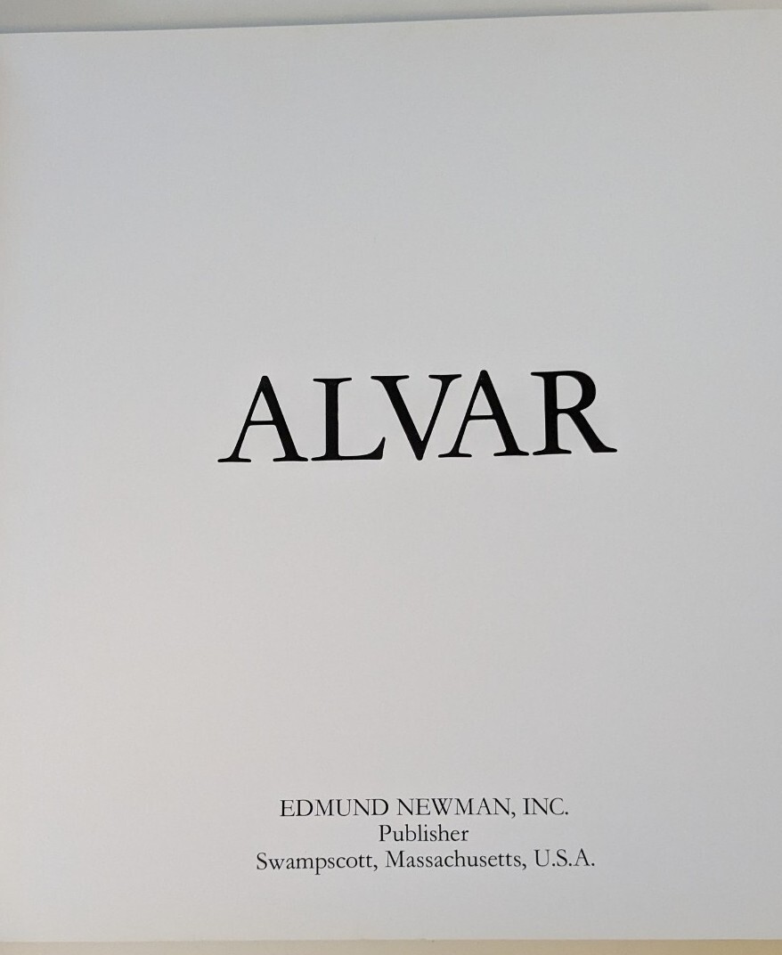 ALVAR Drawings Lithographs Paintings Hardcover Art Book