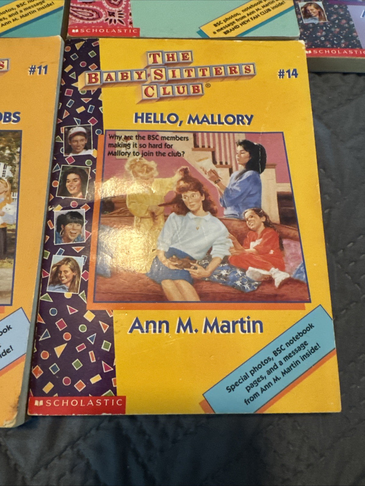 Lot Of 10 The Babysitter’s Club Ann M. Martin Chapter Books 2-6, 8-11 And #14